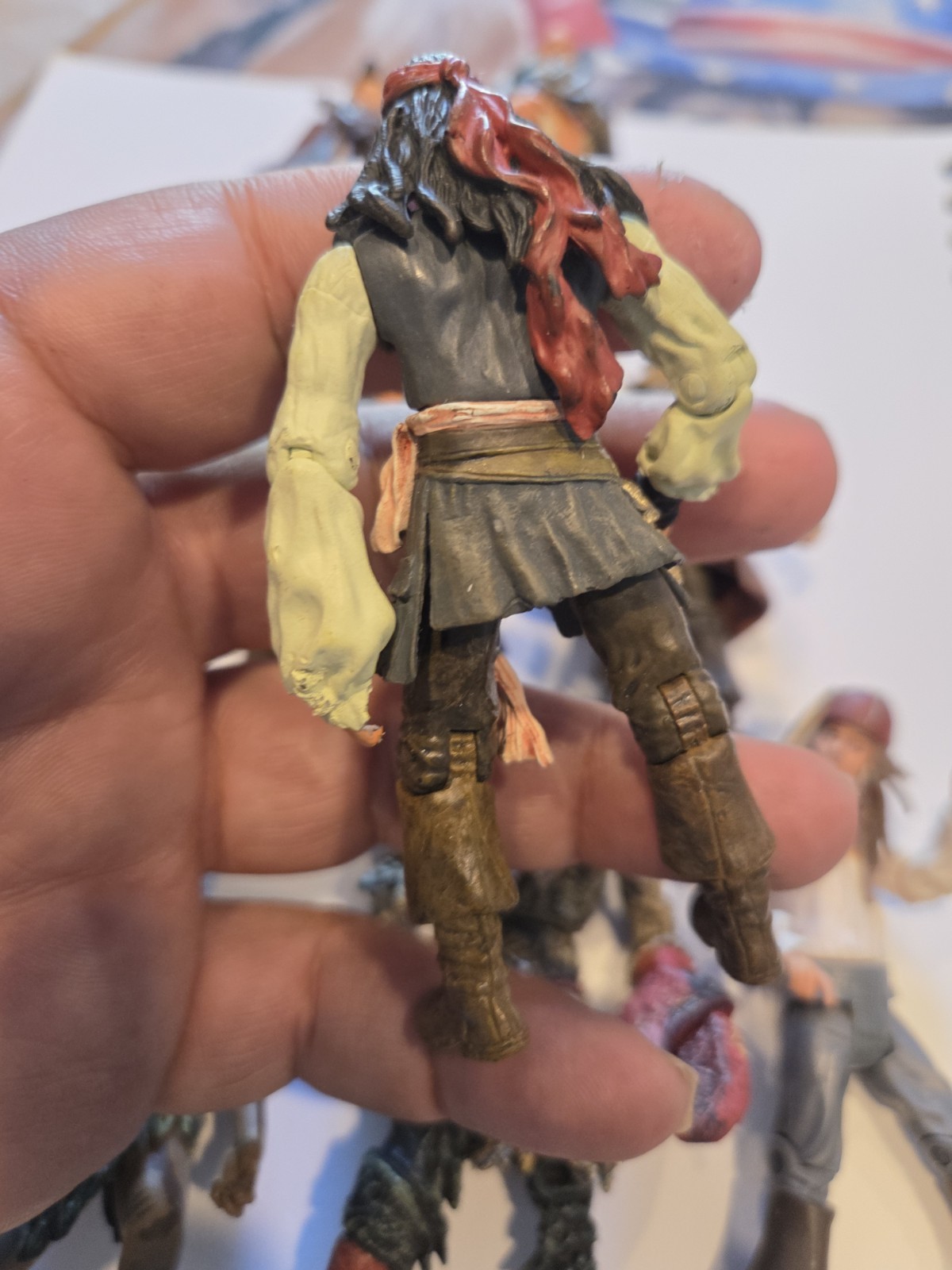 Pirates Of The Caribbean Elizabeth Swann LOT 10 Zizzle Action Figure 2007 C151