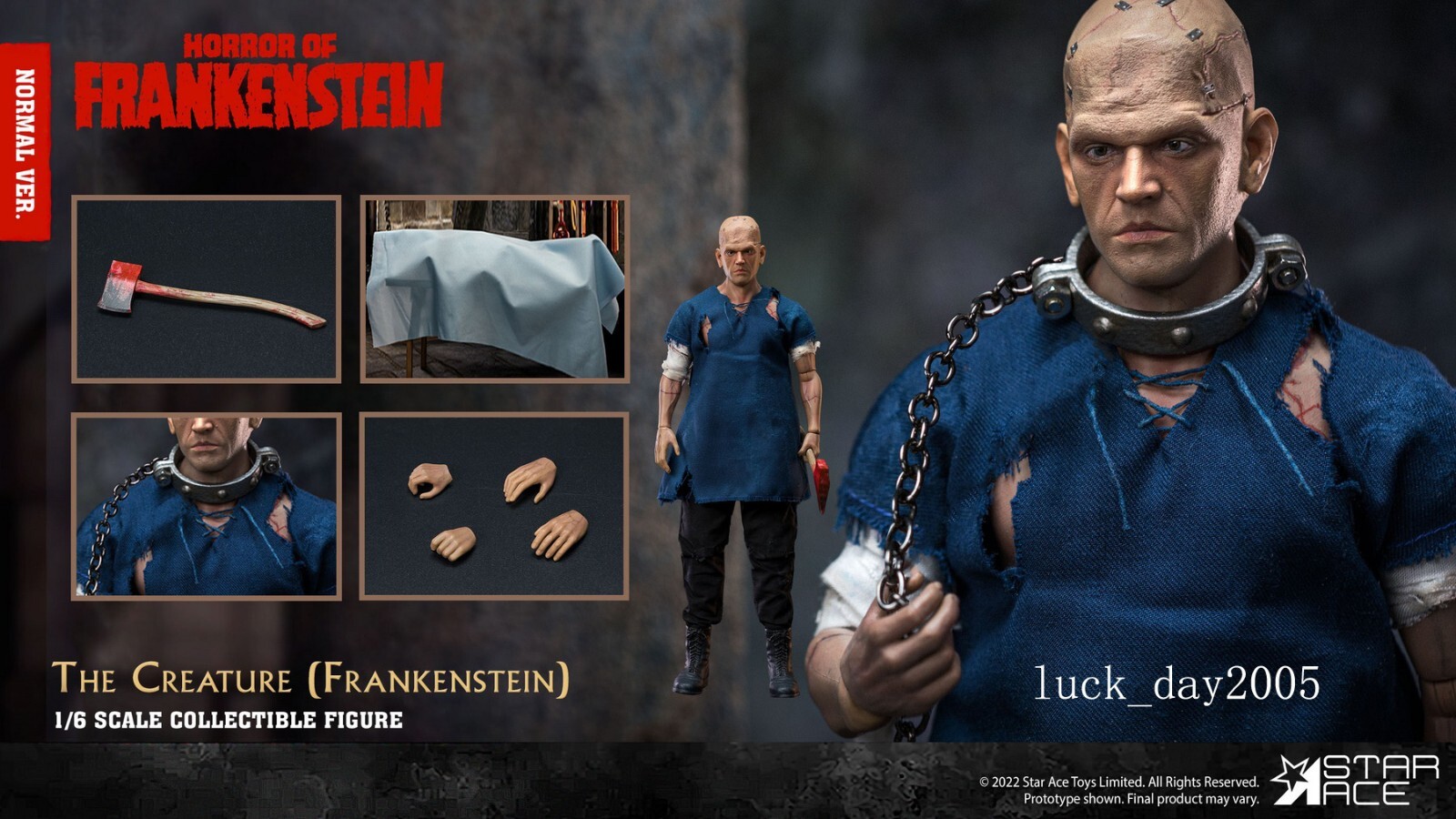 STAR ACE Toys SA0121 Horror of Frankenstein Creature Normal ver. 1/6 Figure