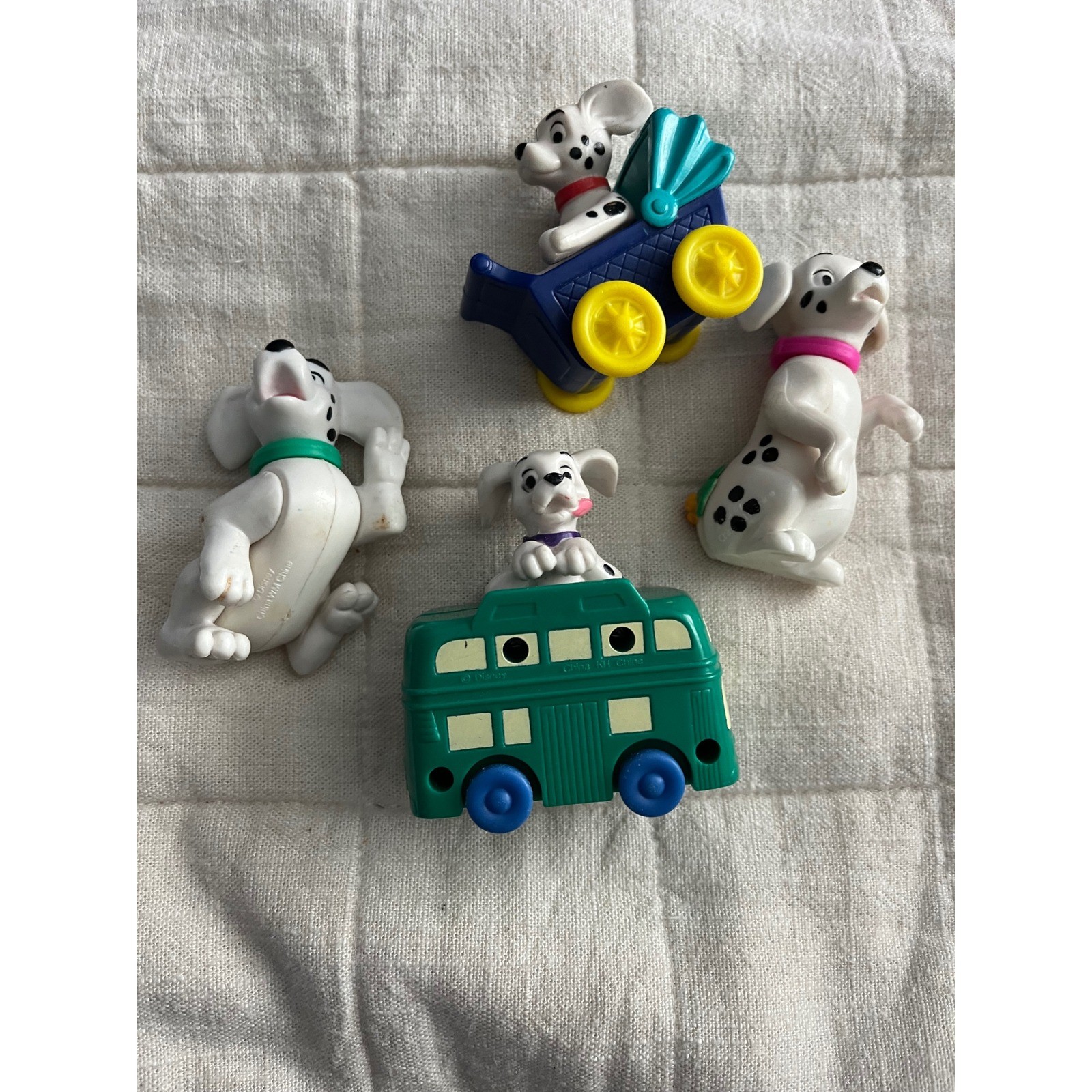 Disney 101 Dalmatians McDonald’s Toys Pongo Perdita Puppies Set Lot
