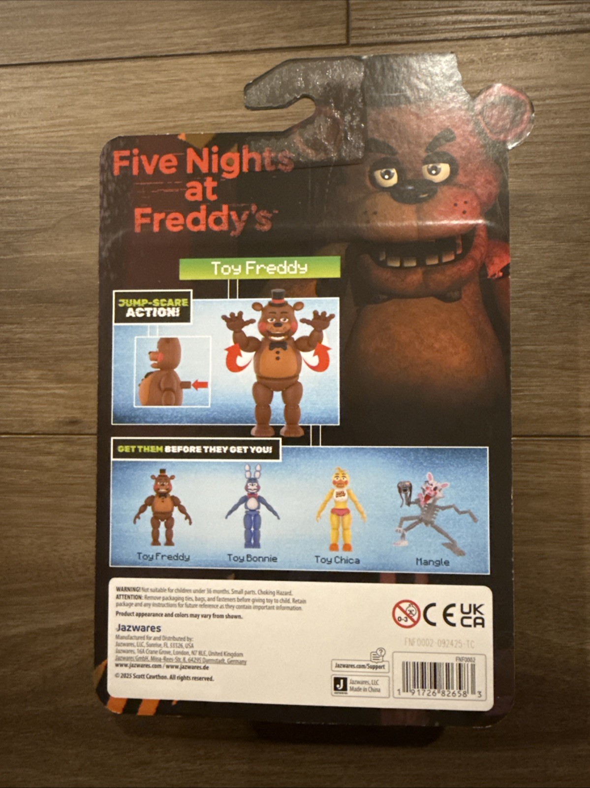 Five Nights at Freddy’s Toy Freddy Action Figure FNAF Jazwares 2025 In Hand