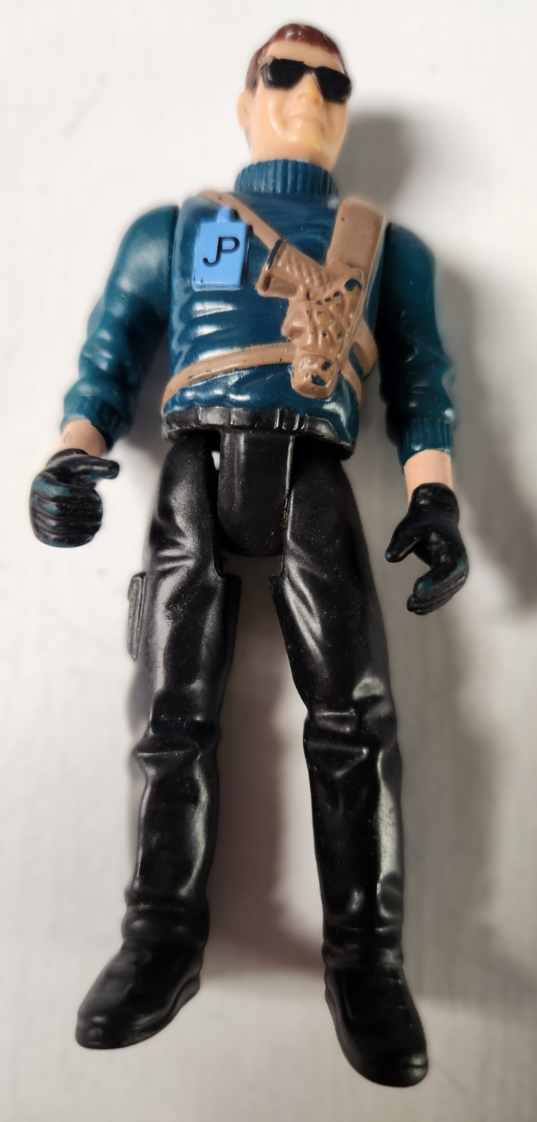 1993 Kenner Jurassic Park Dennis Nedry Action Figure Loose 4.5″