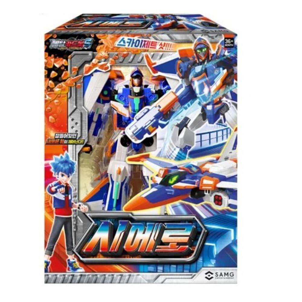 Metal Cardbot S Season2 CIELO Transformer Robot Combat Plane Figure Toy