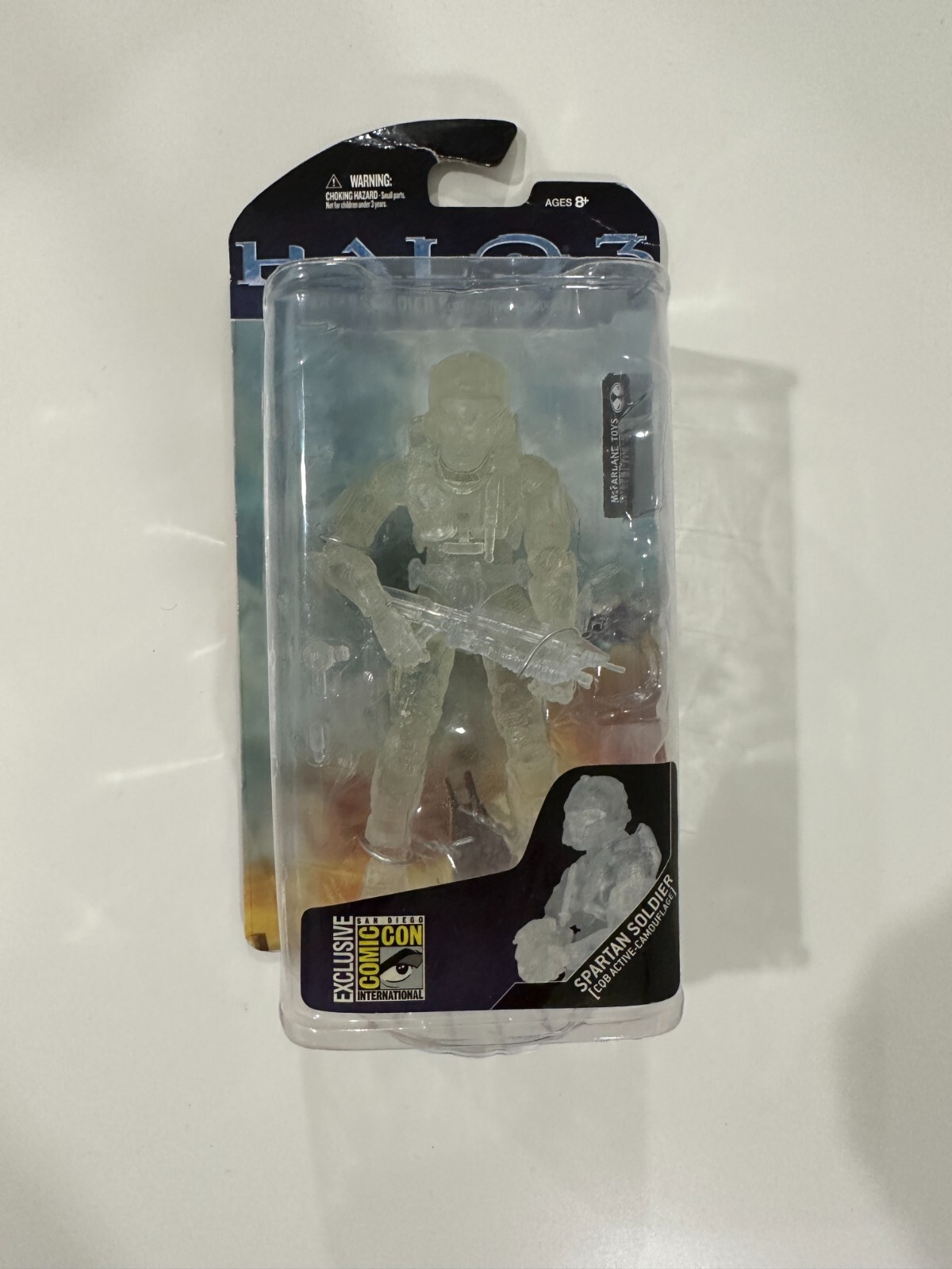 HALO 3 SDCC Spartan Soldier CQB Active Camoflage and EVA Hellspawn