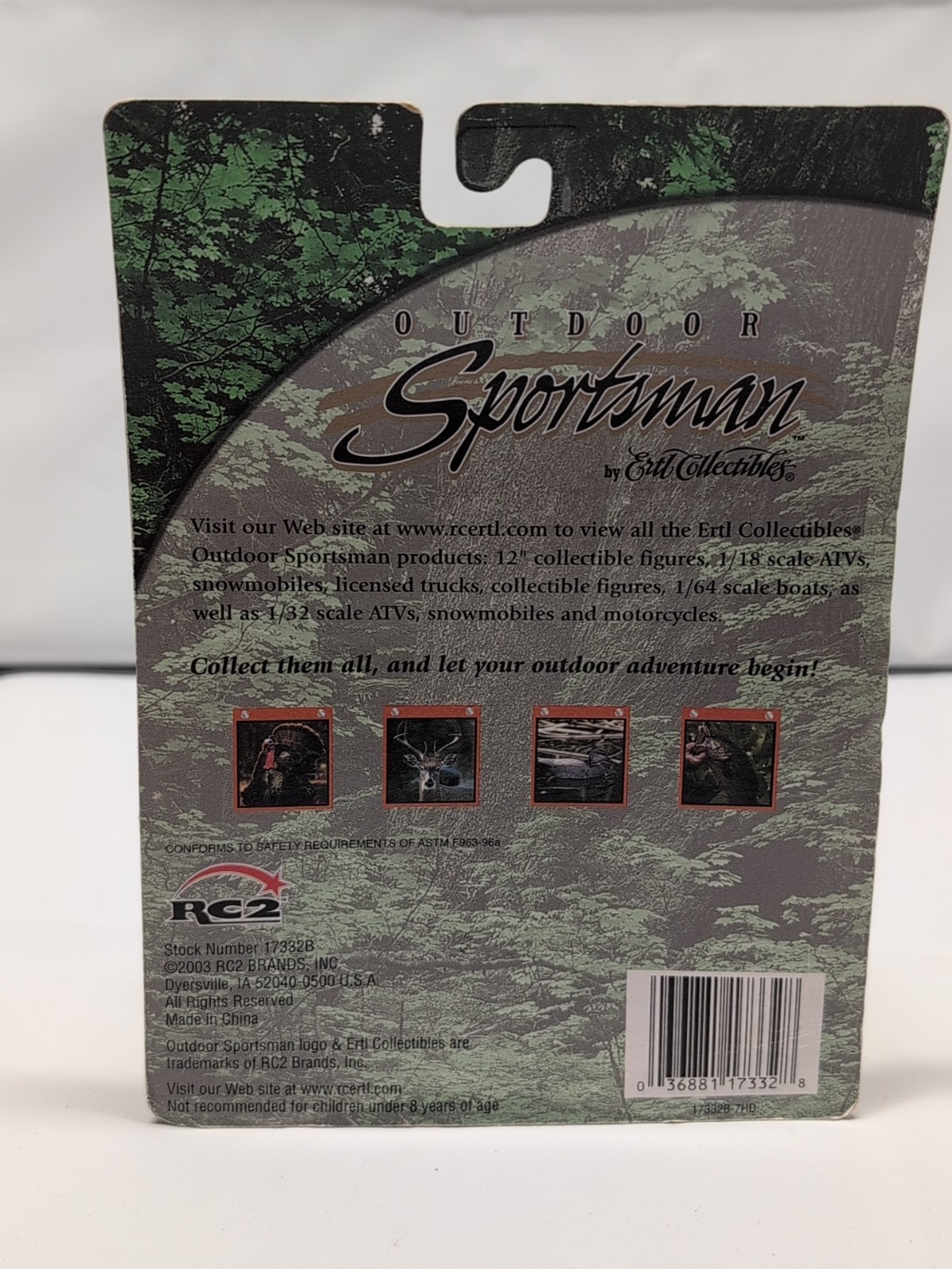 ERTL Collectibles 2003 Outdoor Sportsman Buck Deer 1/18 Scale New In Box NOS
