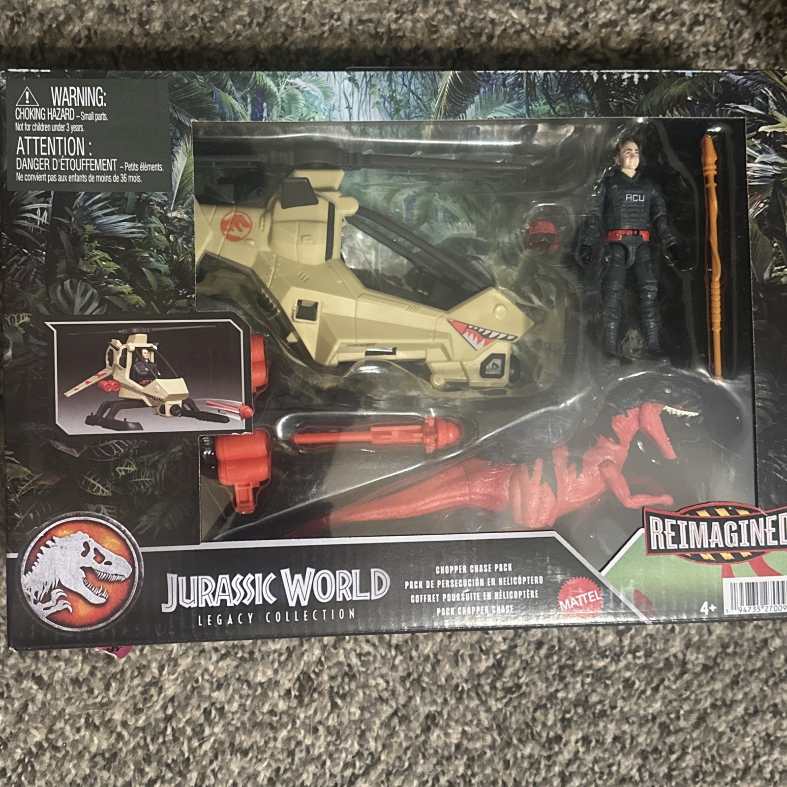 Mattel Jurassic World Legacy Collection Reimagined Chopper Chase Pack JCG19