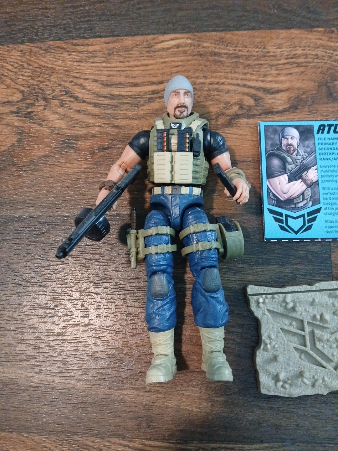 Valaverse Action Force Atlas Displayed Complete 05-01