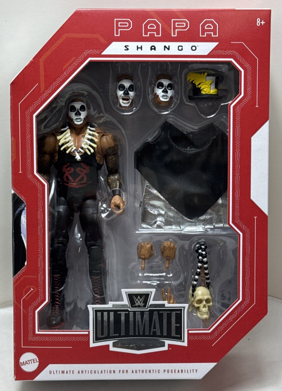 WWE Ultimate Edition Grudges ’92 PAPA SHANGO 7″ Exclusive Figure
