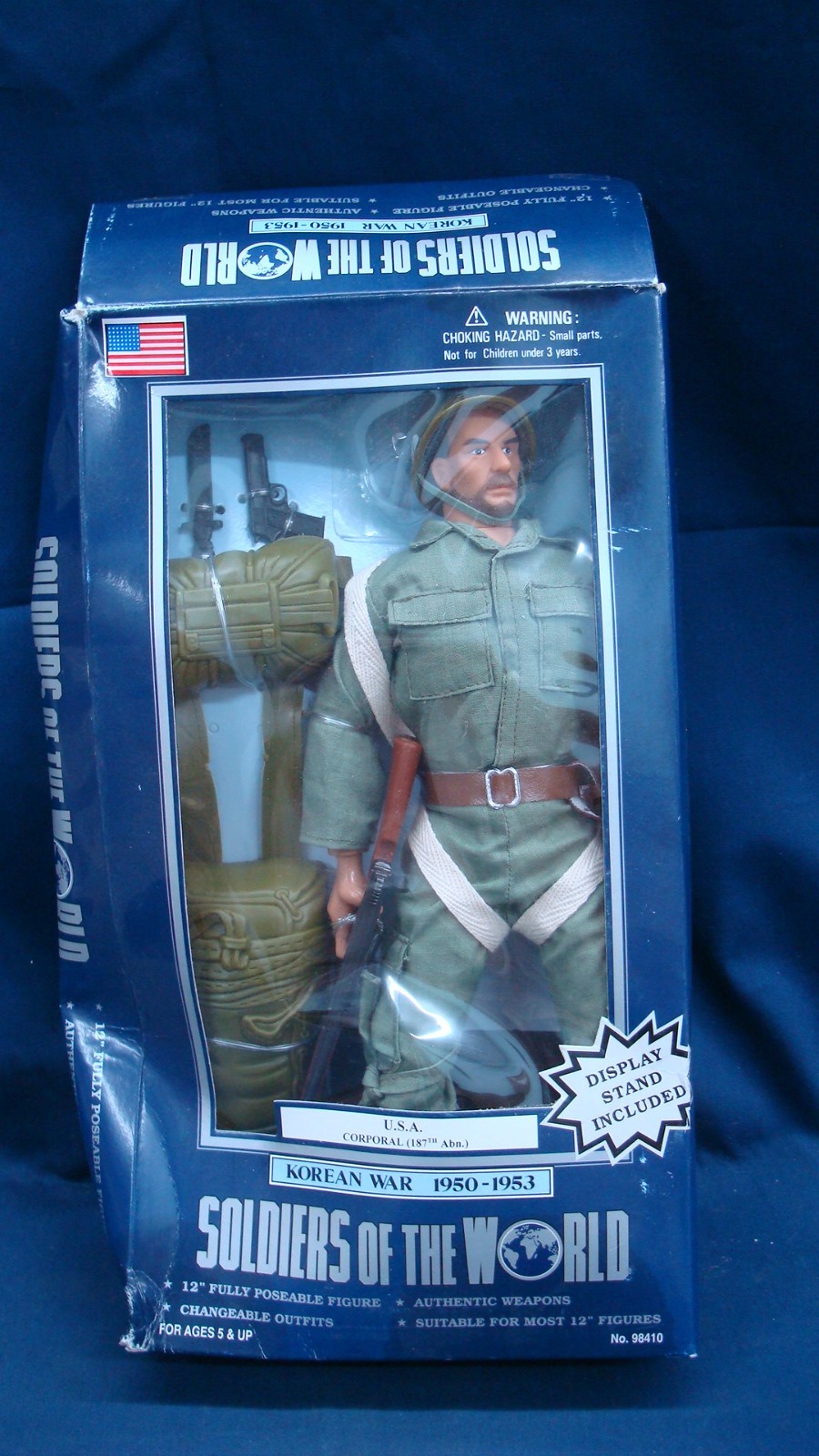 Soldiers Of The World Korean War 1950-1953 USA Corporal 187th Abn 12″ Figure