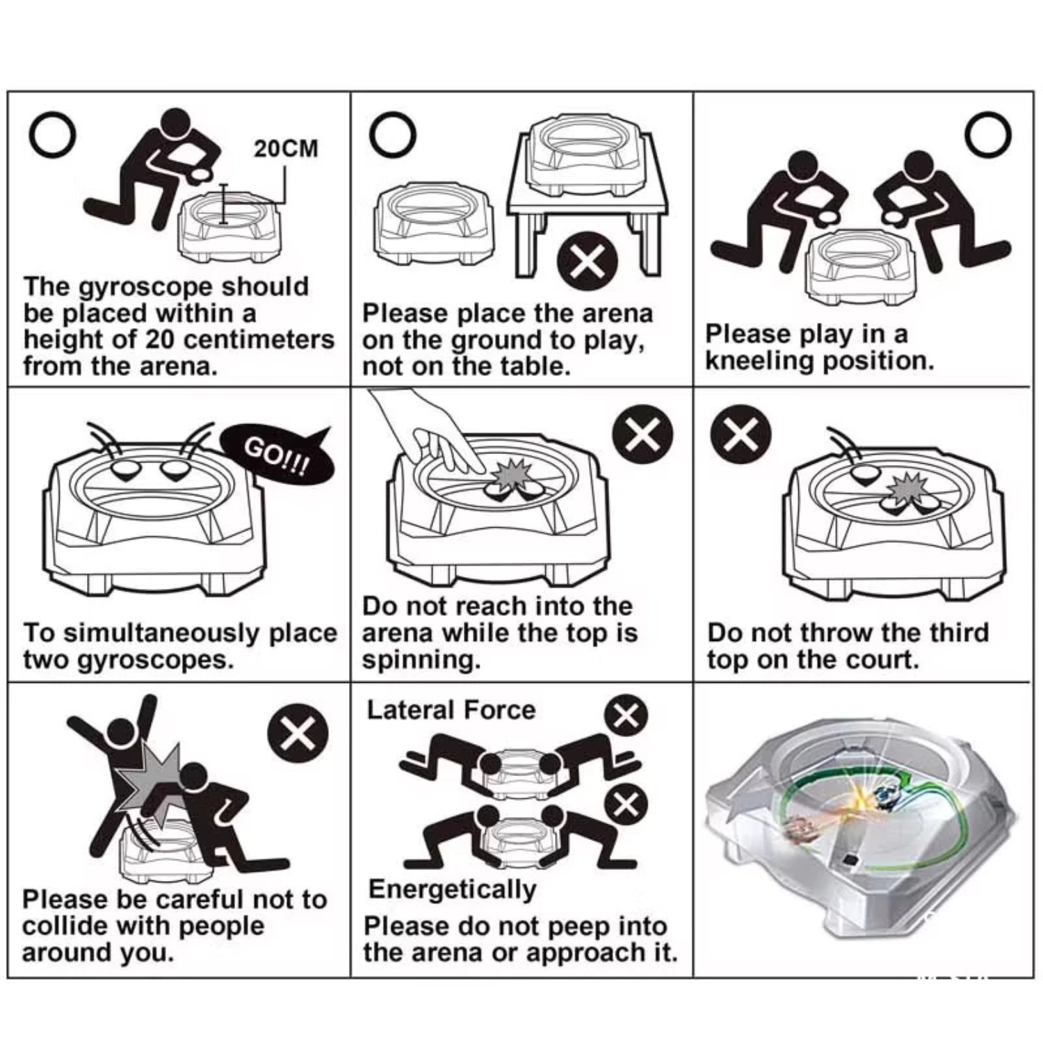 Takara Tomy Beyblade X Xtreme Stadium Arena BX-10