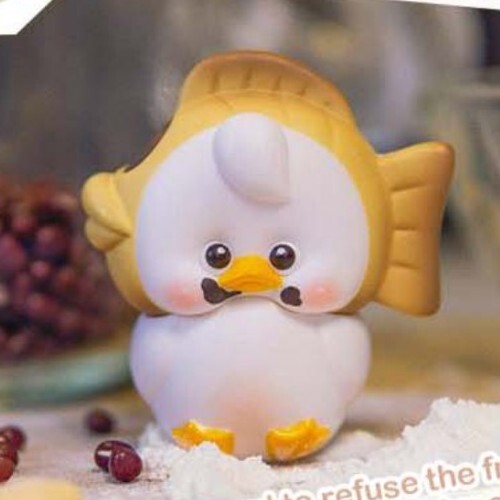 ACTOYS x Duoduo Duck Midnight Izakaya Series TAIYAKI 🐠 PVC Figure NEW
