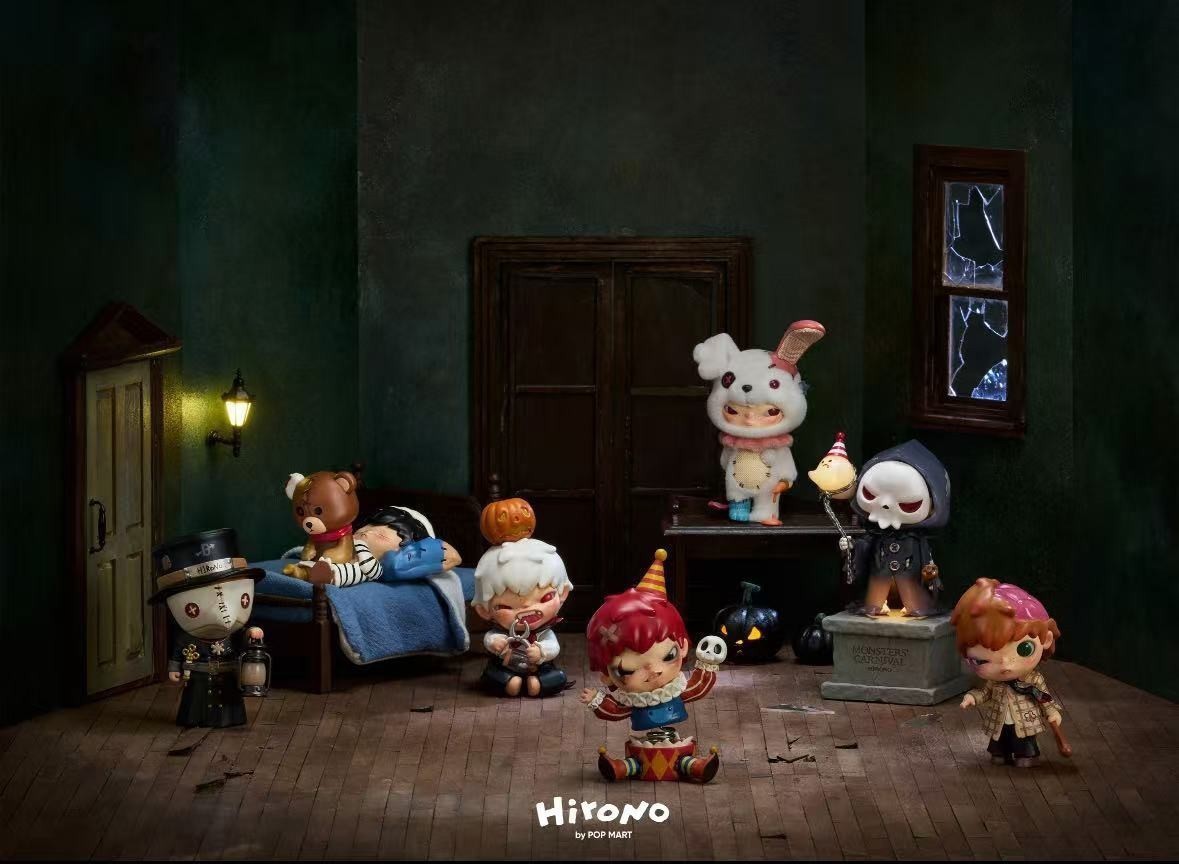 Hirono Monsters Carnival Series Confirmed Figures Blind Box Halloween Art Toy