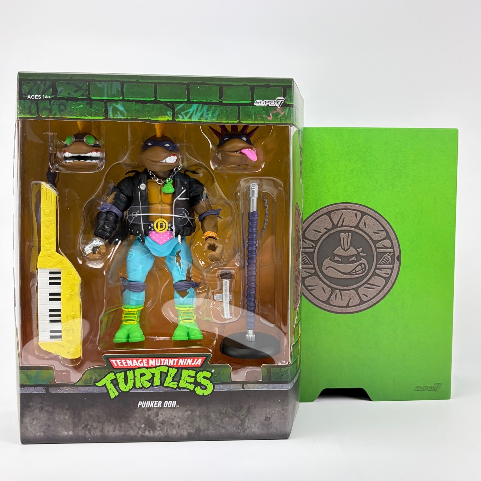 Super7 TMNT Ultimates Punker Don Action Figure Donatello 7 Inch New Boxed