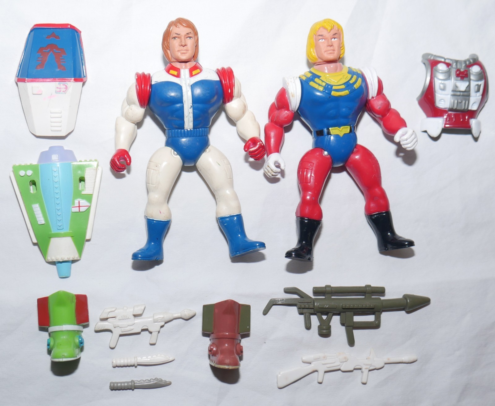 Pace Toys Earth Force Ground Flight Team gun shield boot knife part lot VTG 1985