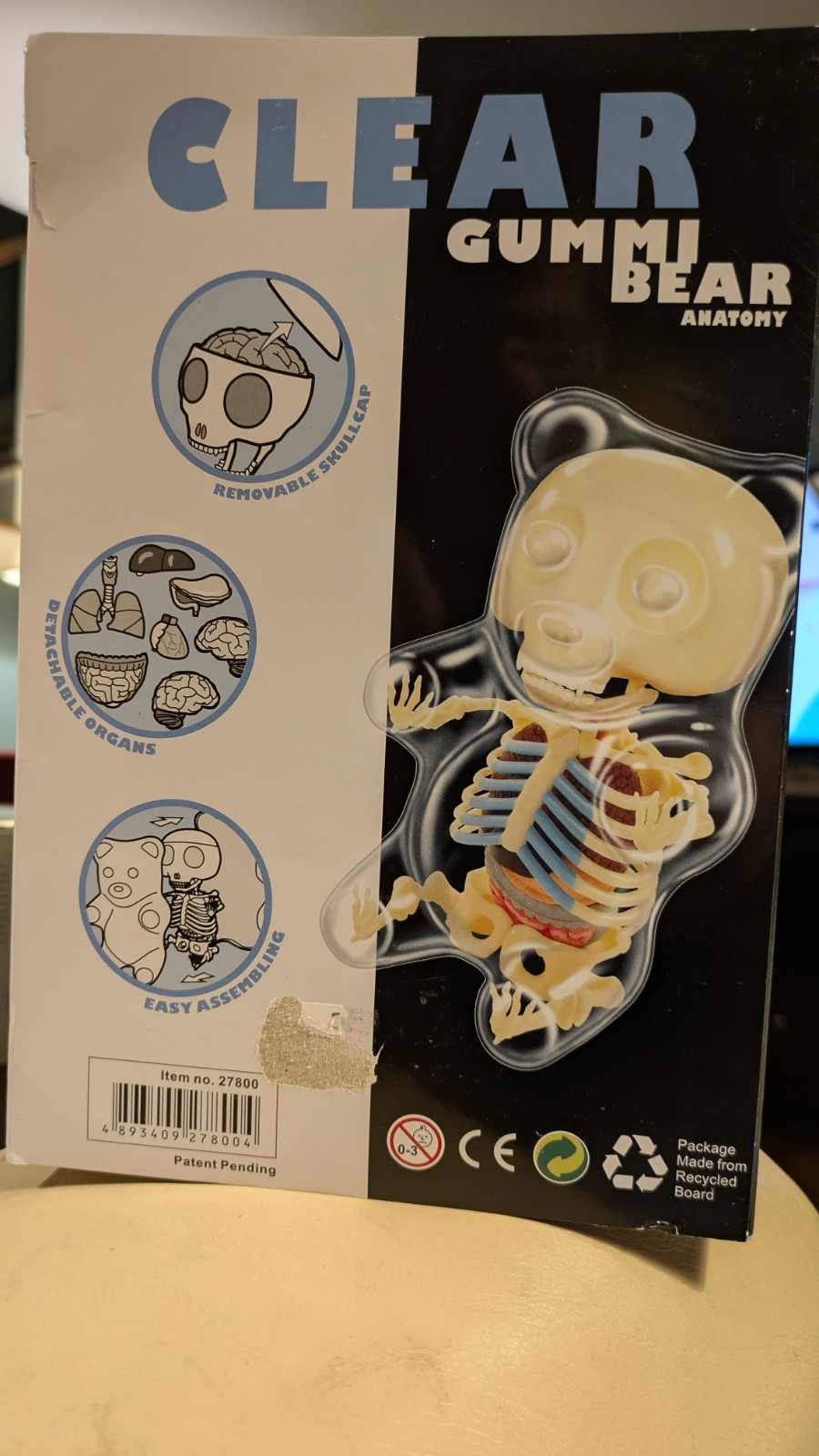 Gummy Bear Anatomy Bone 4D Master Mighty Jaxx Jason Freeny Rare