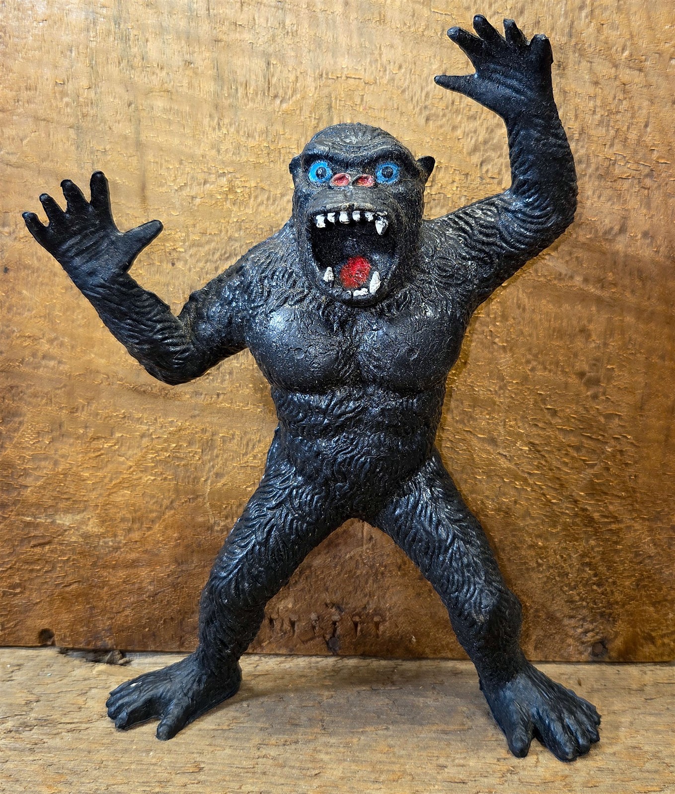 Vintage Hong Kong Soft Vinyl King Kong Gorilla Monster Figure Kaiju Sofubi Style