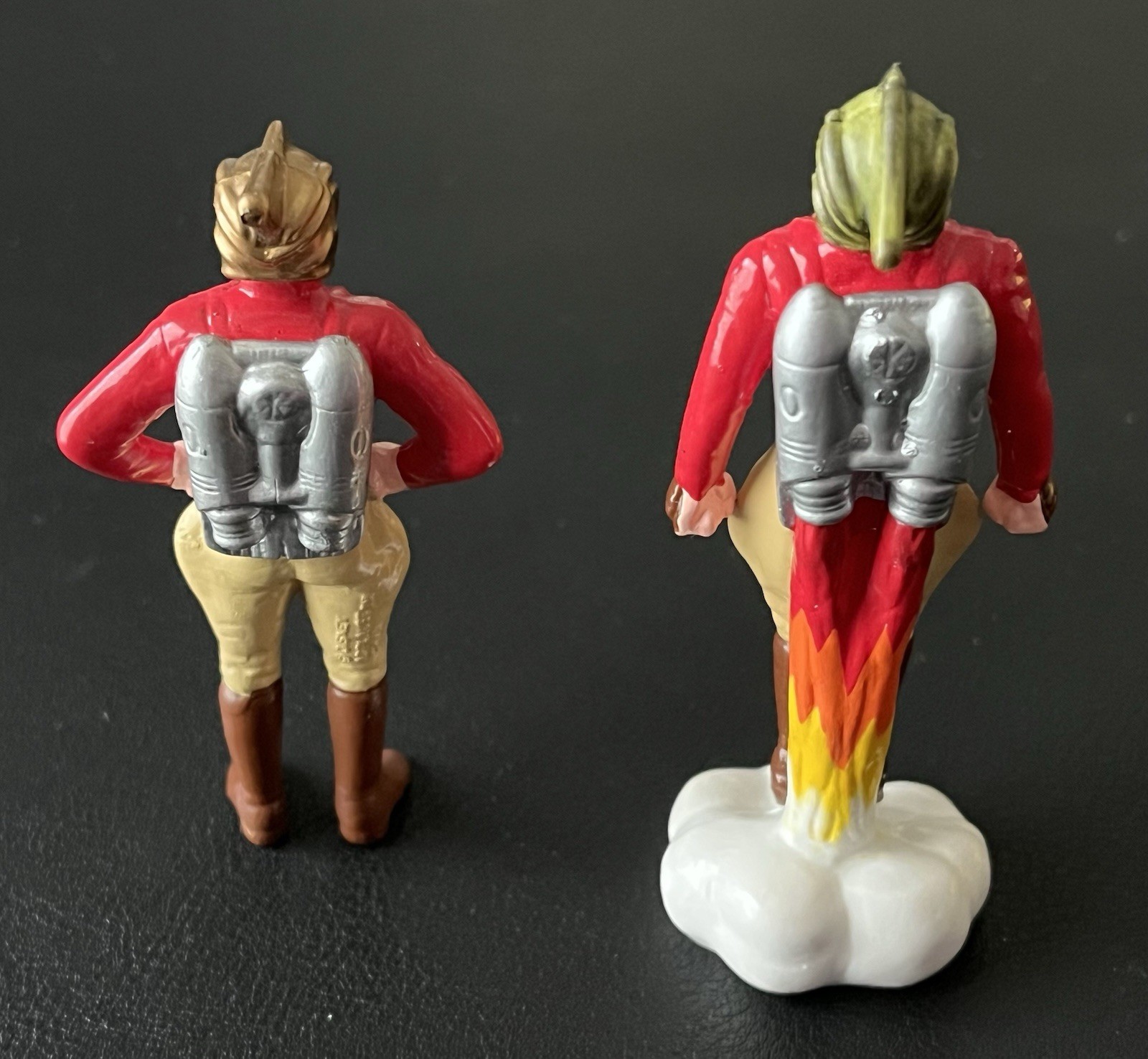 The Rocketeer Blasting Off PVC Figure by Applause Lot Of 2 Disney Vintage 1991