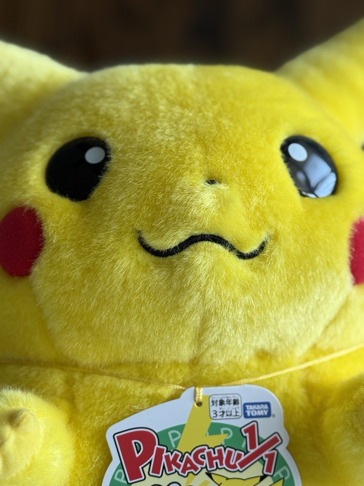 TAKARA TOMY Pokémon 30th Anniversary Welcome Back Pikachu 1/1 Scale Plush