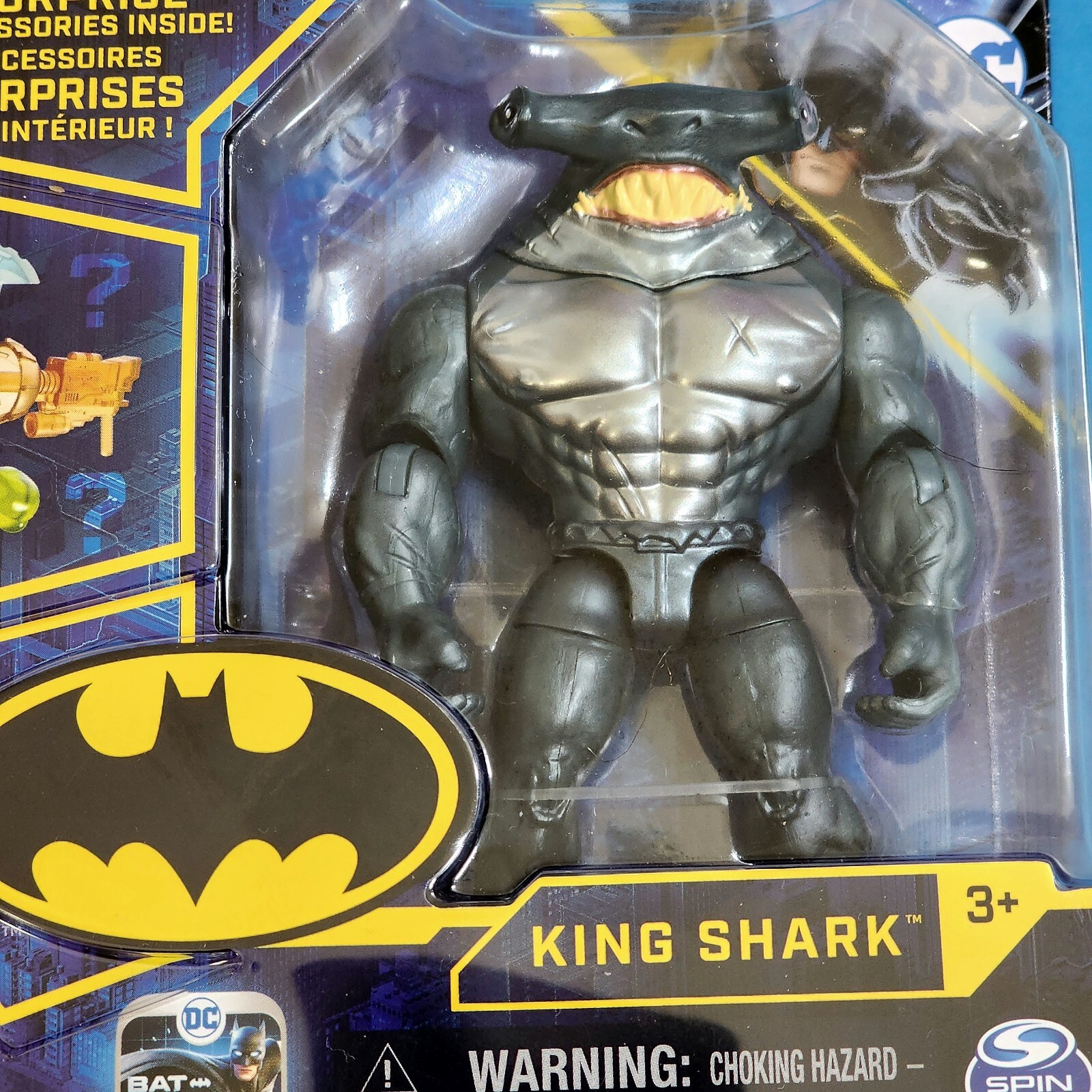 DC Comics ‐ Batman Bat Tec – King Shark 4 inch Action Figure by Spin Master