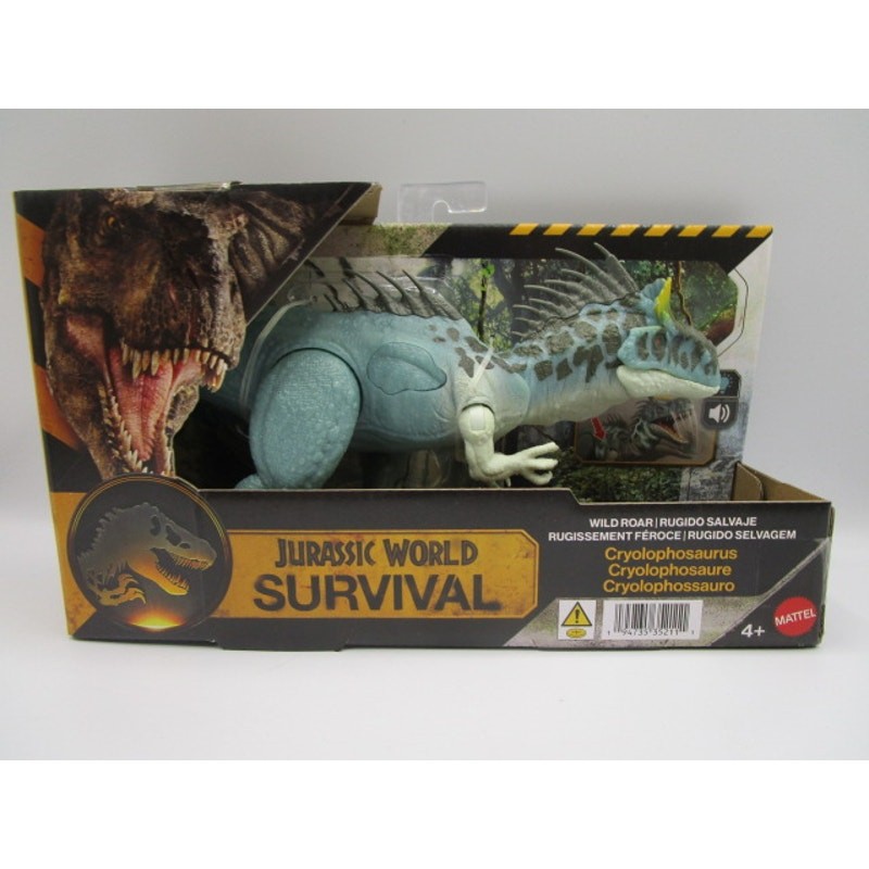Jurassic World Survival Cryolophosaurus Wild Roar Dinosaur Action Figure