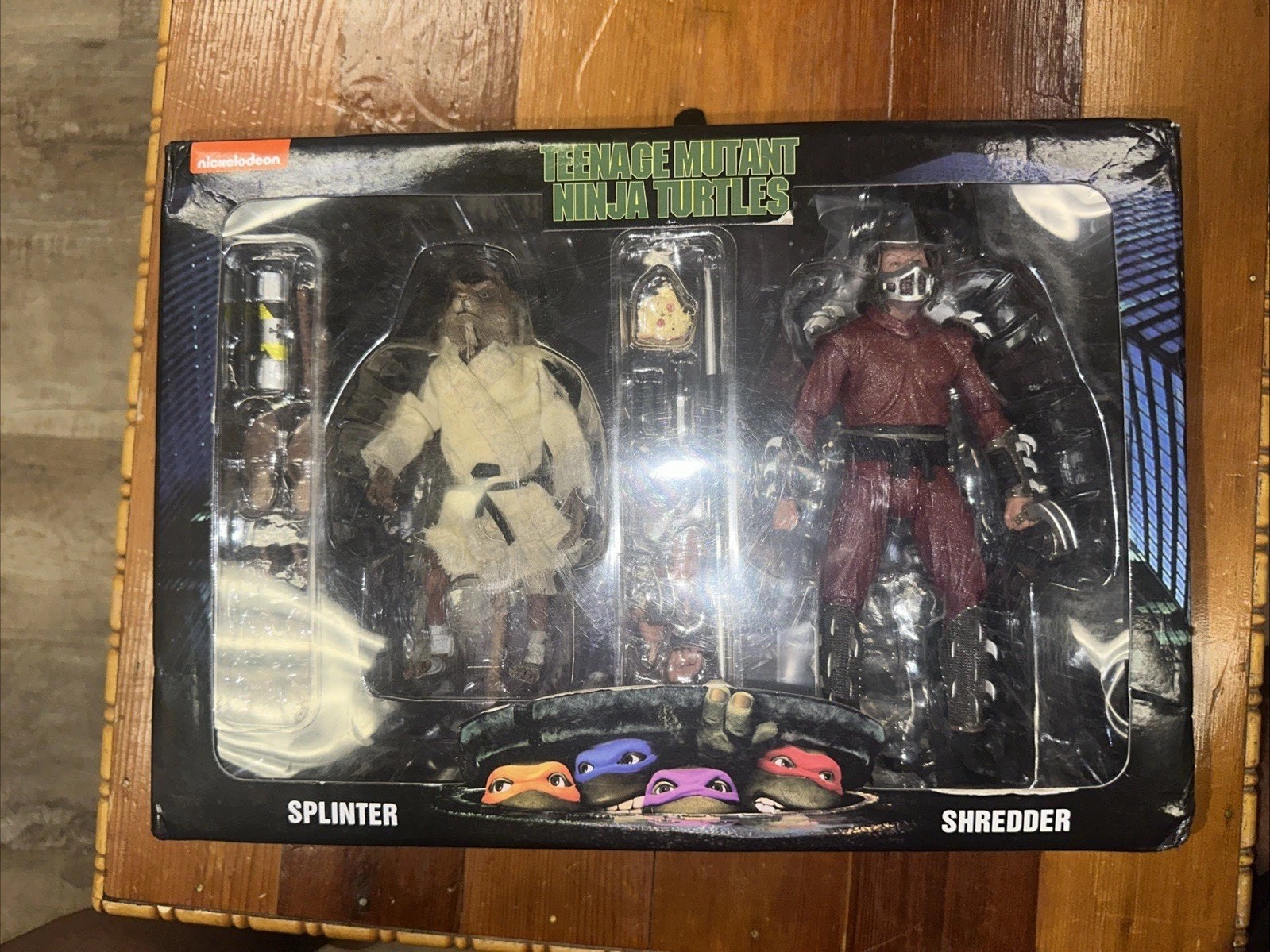2020 NECA TMNT Movie Splinter and Shredder 2 Pack NEW In Box