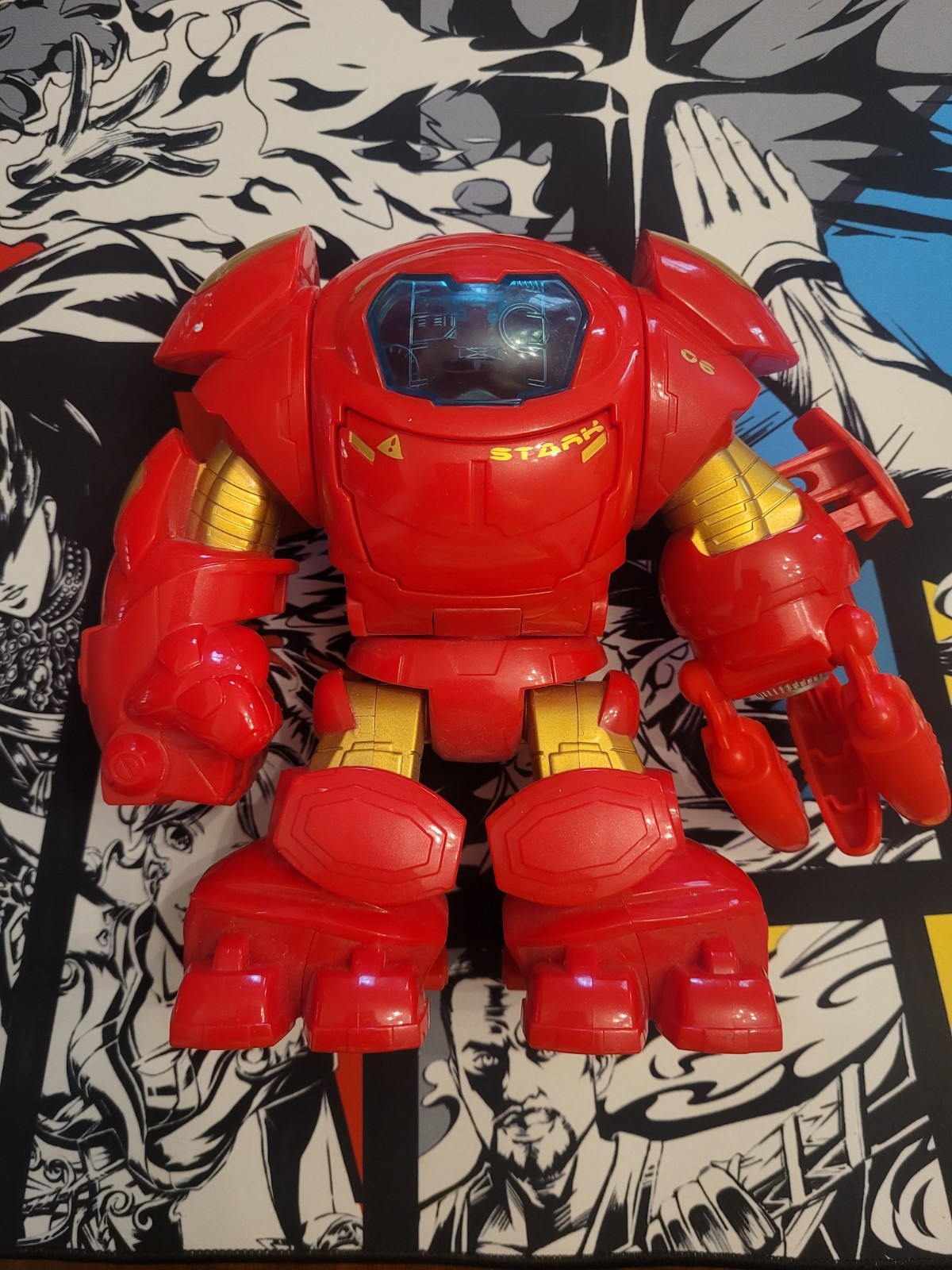 Marvel Super Hero Adventure Iron Man Tony Stark Hulk Buster Hasbro 2014 – 7″