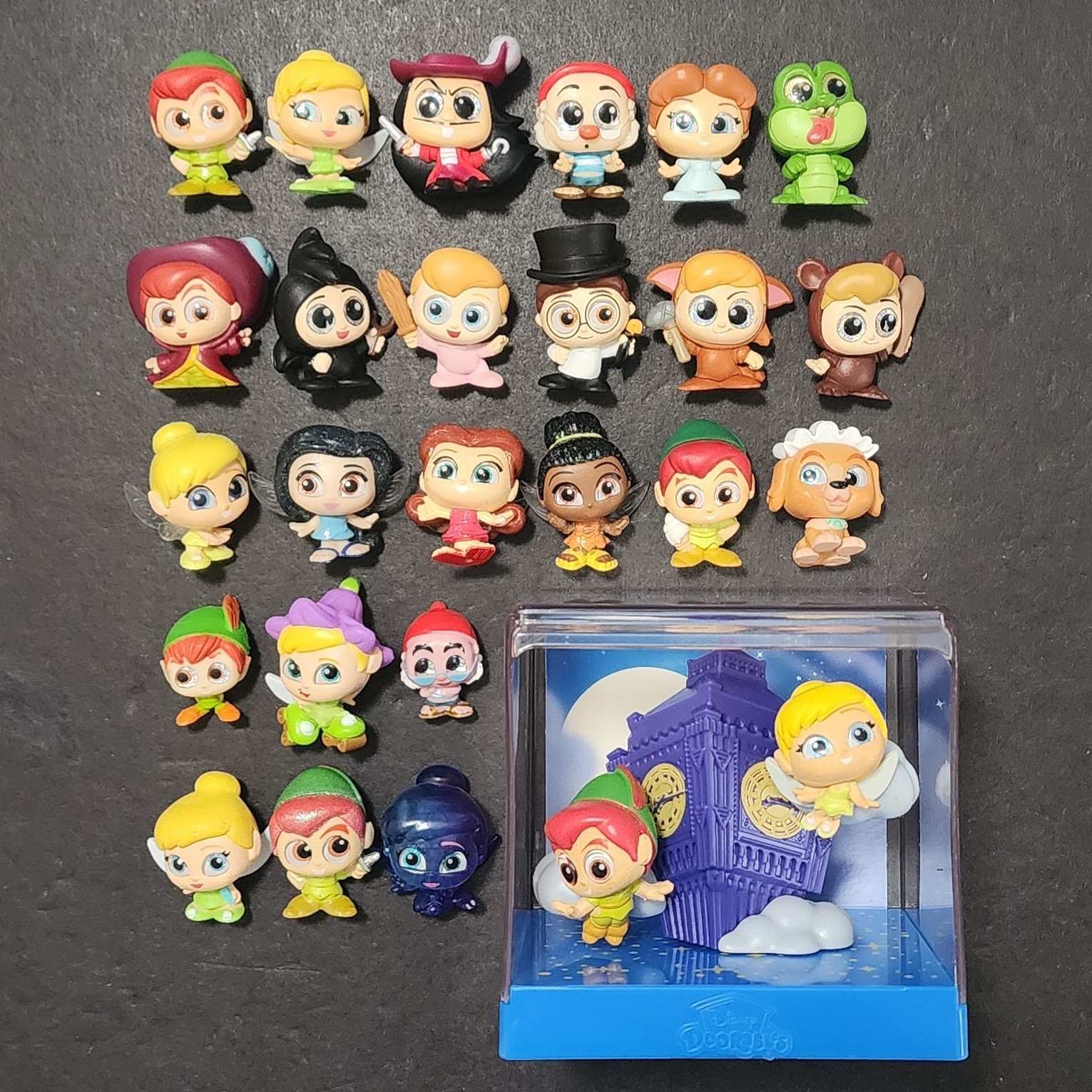 Disney Doorables Peter Pan Movie Moments Lot (with Complete Series 6 & 11)