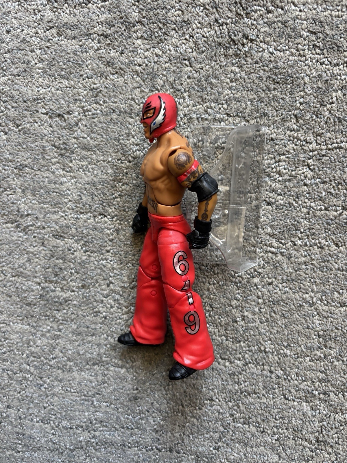 WWE Elite Royal Rumble Rey Mysterio Action Figure + Custom Eddie Guerrero Shirt