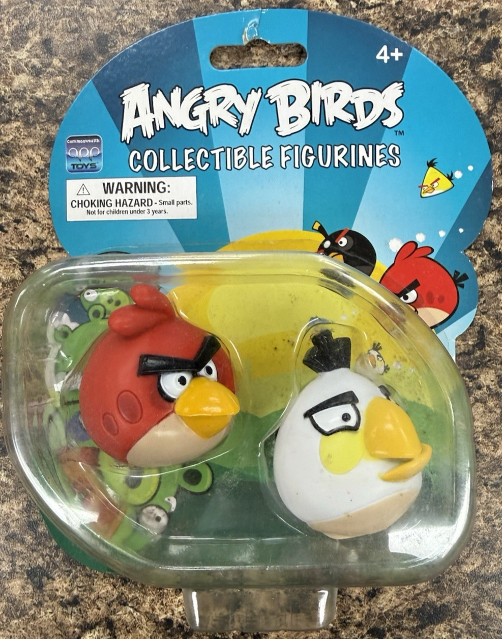 NEW Commonwealth App Toys Angry Birds Collectible Figurines RED and WHITE BIRD