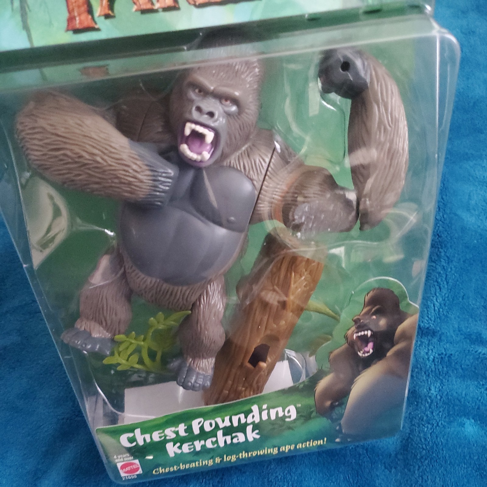 Disney Tarzan Chest Pounding Kerchak .Box has some storage damage but unopened