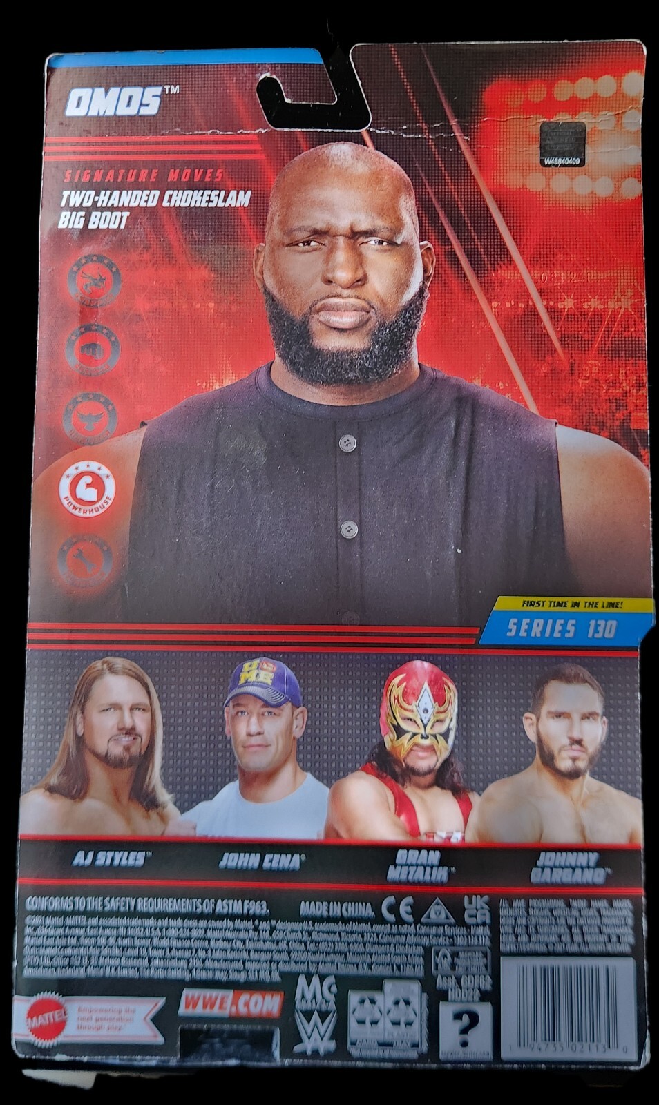 WWE Mattel Basic Series 130 Omos
