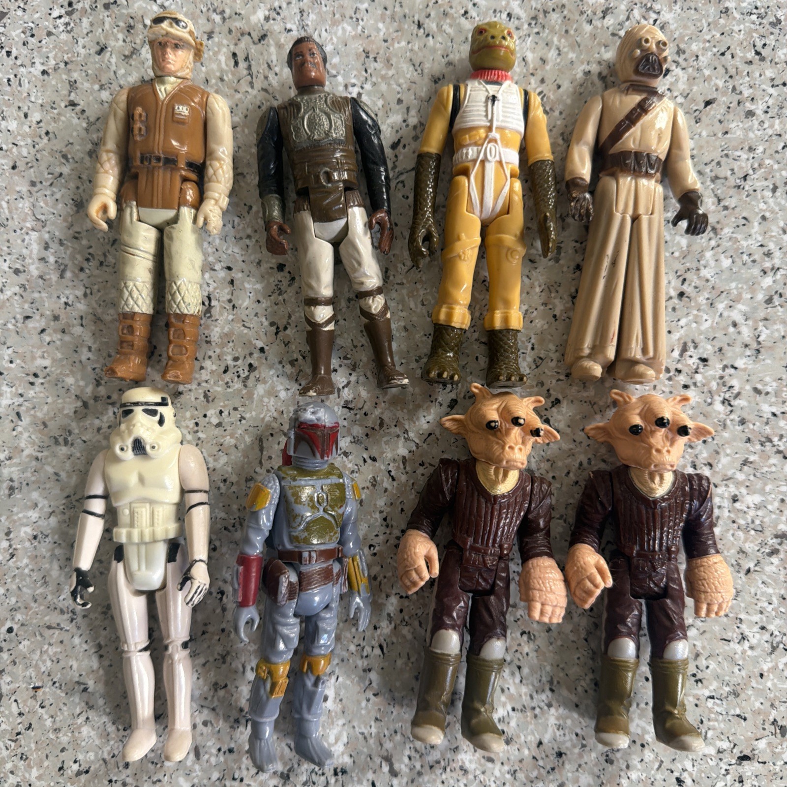 Boba Fett~ Bounty Hunter Star Wars 1979 Kenner Storm Trooper 8 Figures