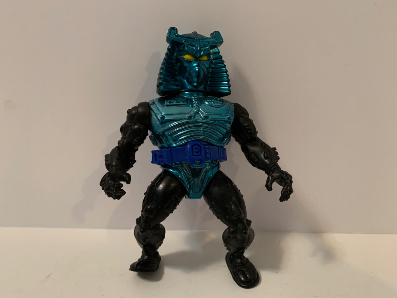 TMNT 1991 WARRIOR CHROME DOME BLUE VARIANT RARE w/ belt only