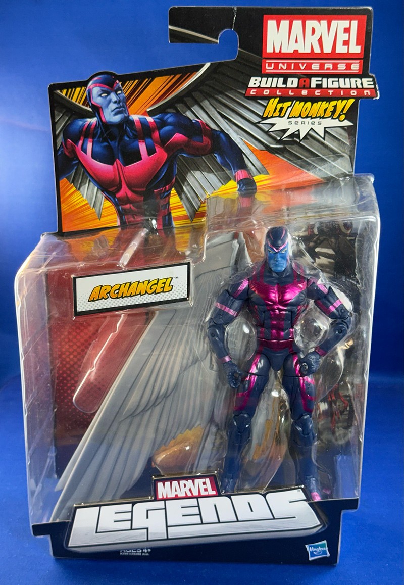 MARVEL LEGENDS 6″ X-MEN ARCHANGEL (HIT MONKEY BAF) MIB SEALED LOT RARE 2013