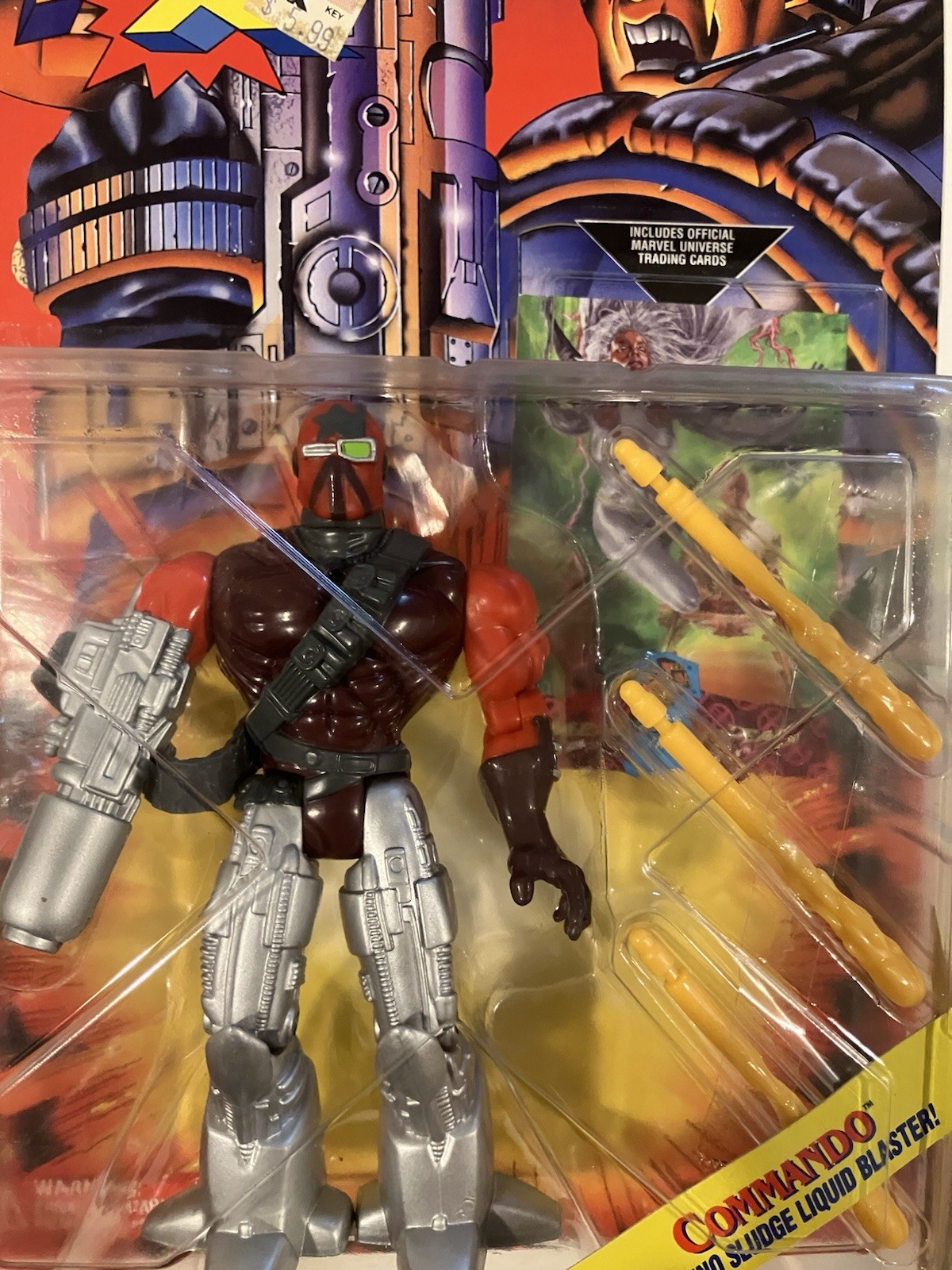 1995 Toy Biz X-FORCE LOT CABLE EXODUS COMMANDO AVALANCHE MOSC X-MEN 97! MCU!