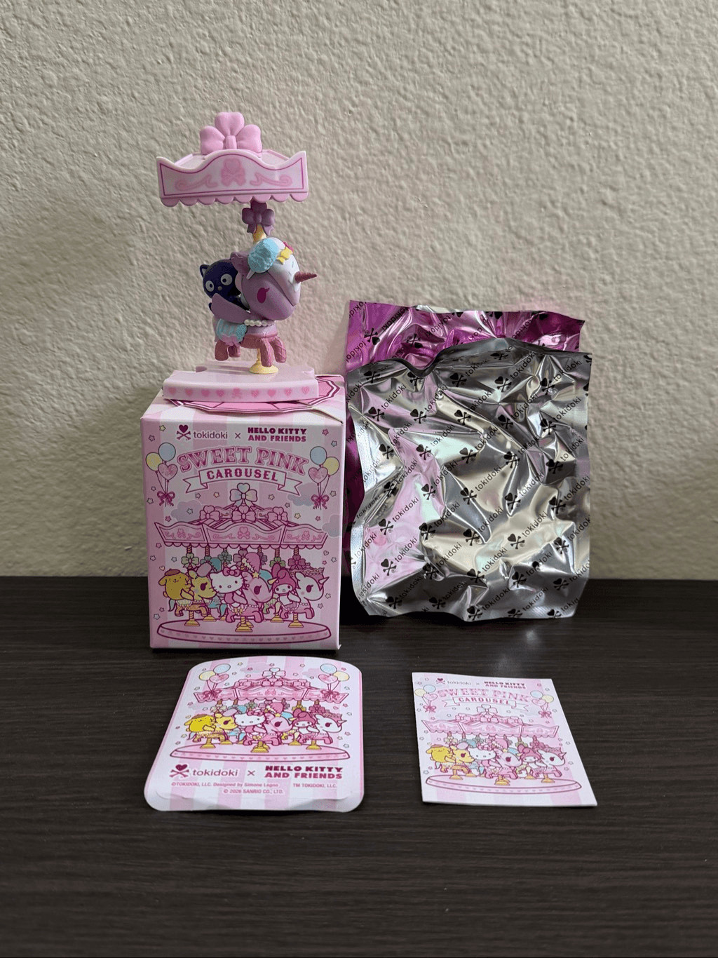 Tokidoki Sanrio Hello Kitty & Friends Sweet Pink Carousel Figure – Chococat