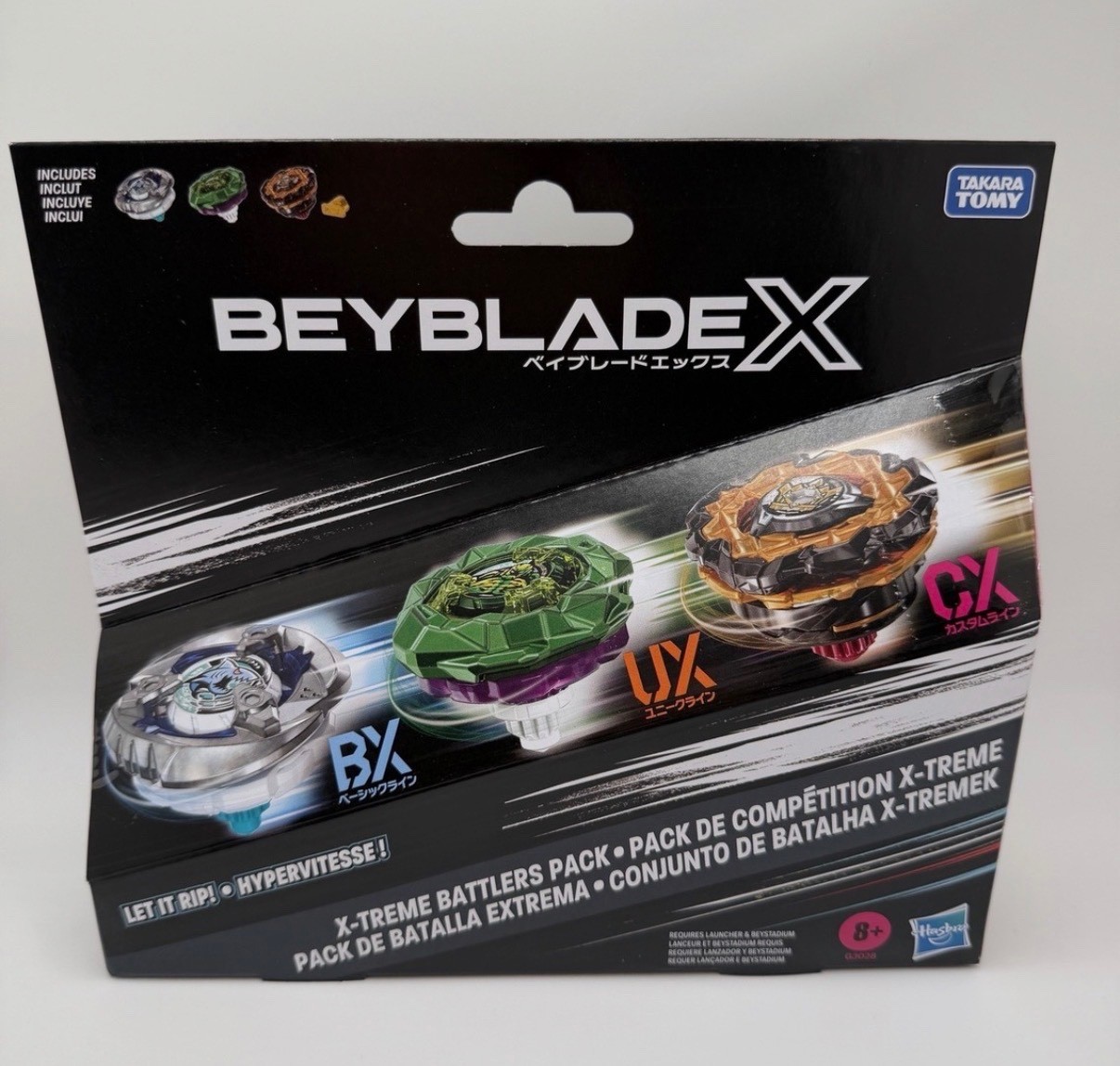 Hasbro Beyblade X Xtreme Battlers Pack Emperor Might Deck Set BX, UX, CX