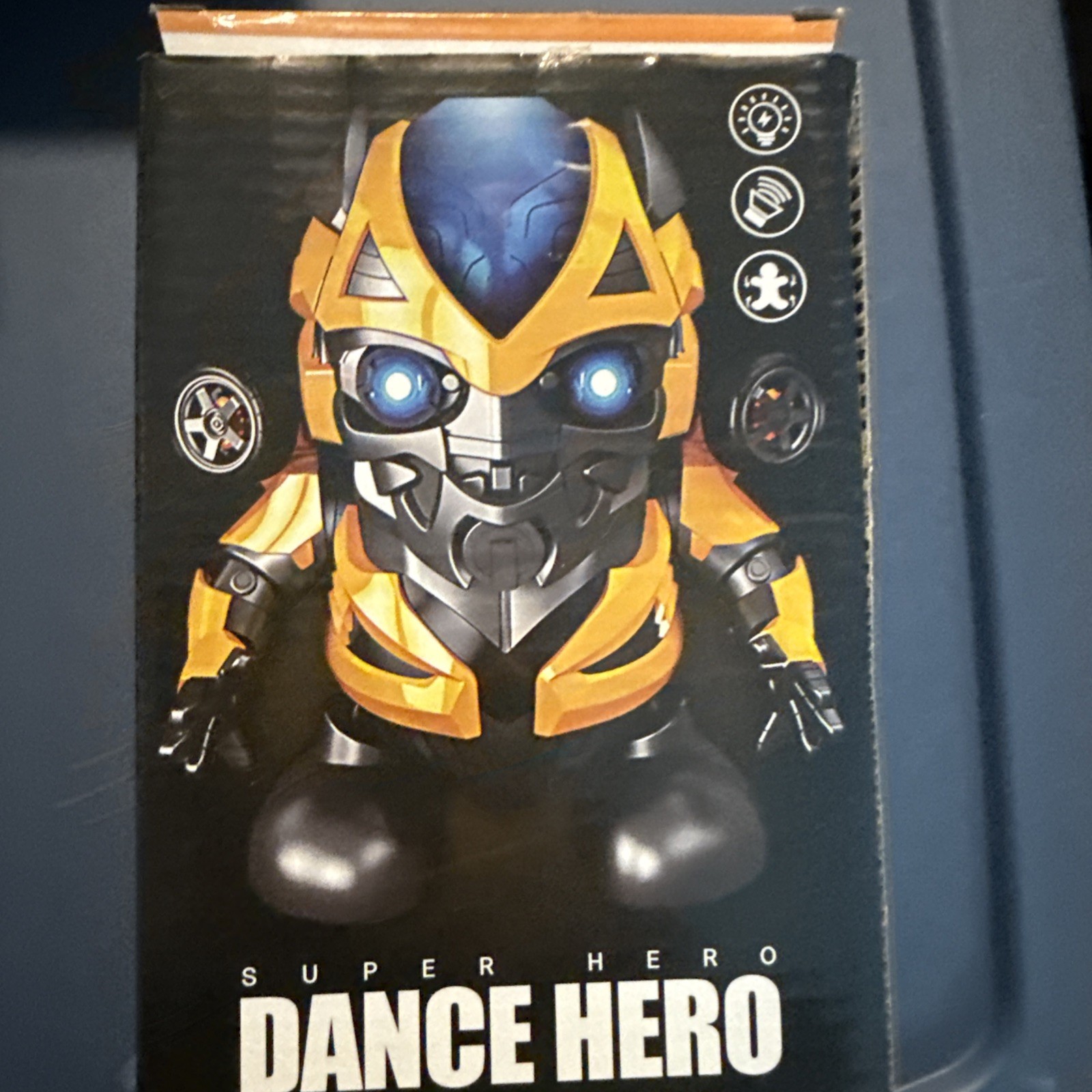 Bumble B Super Hero Dance LED Robot with Motion Lights and Sounds