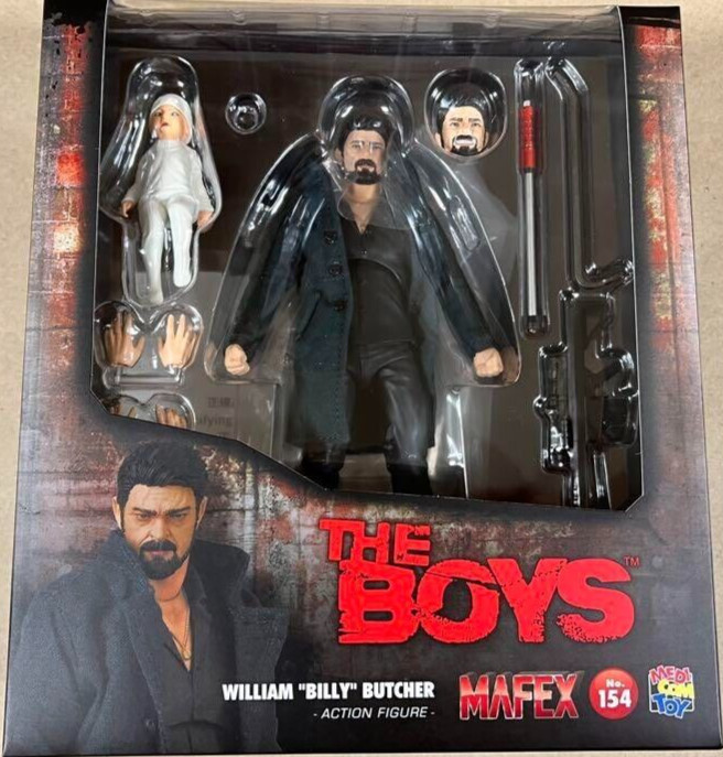 MAFEX No.154 WILLIAM “BILLY” BUTCHER Action Figure Medicom Toy THE BOYS Resale