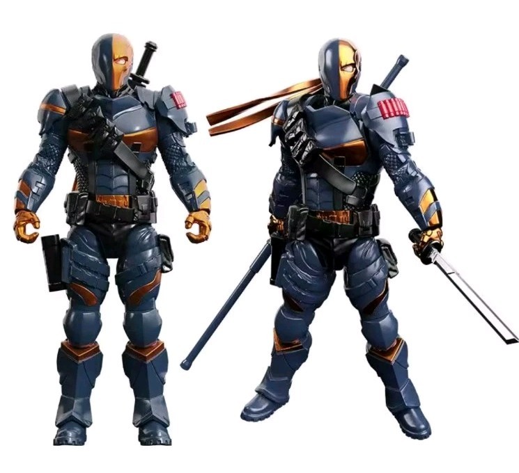 F5 Batman Arkham Knight Deathstroke figure Model Kit 3.75″ tall No Box