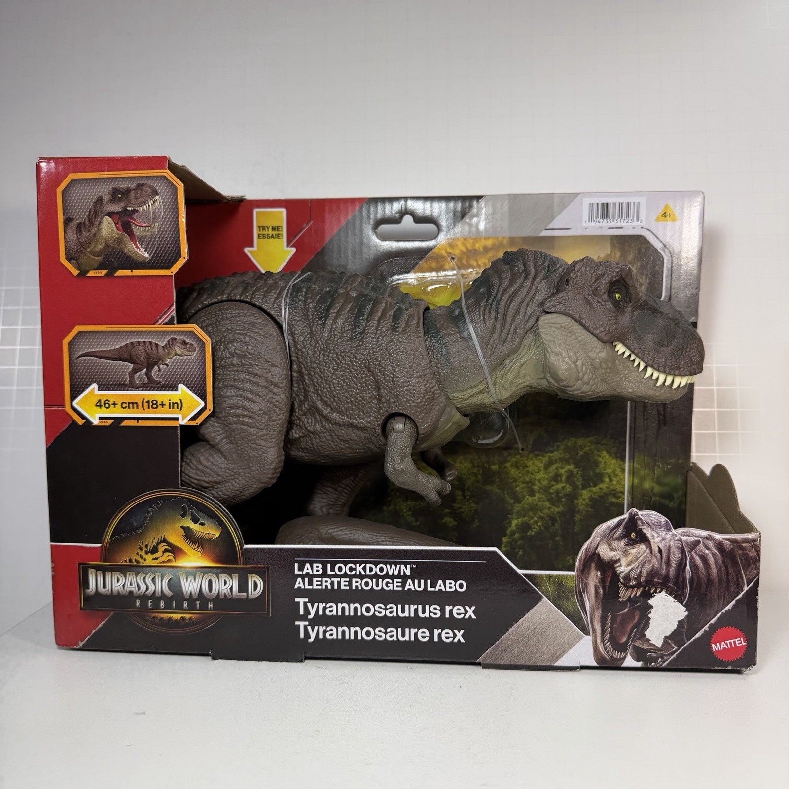Mattel Jurassic World Rebirth Lab Lockdown Tyrannosaurus Rex JGM16 NEW IN BOX