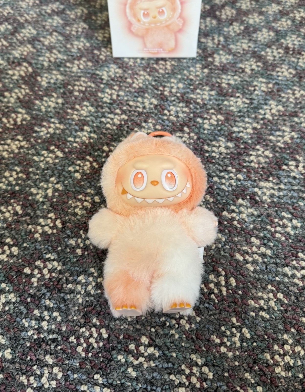 Authentic Pop Mart Labubu The Monsters V3 Big Into Energy “Happiness Orange”