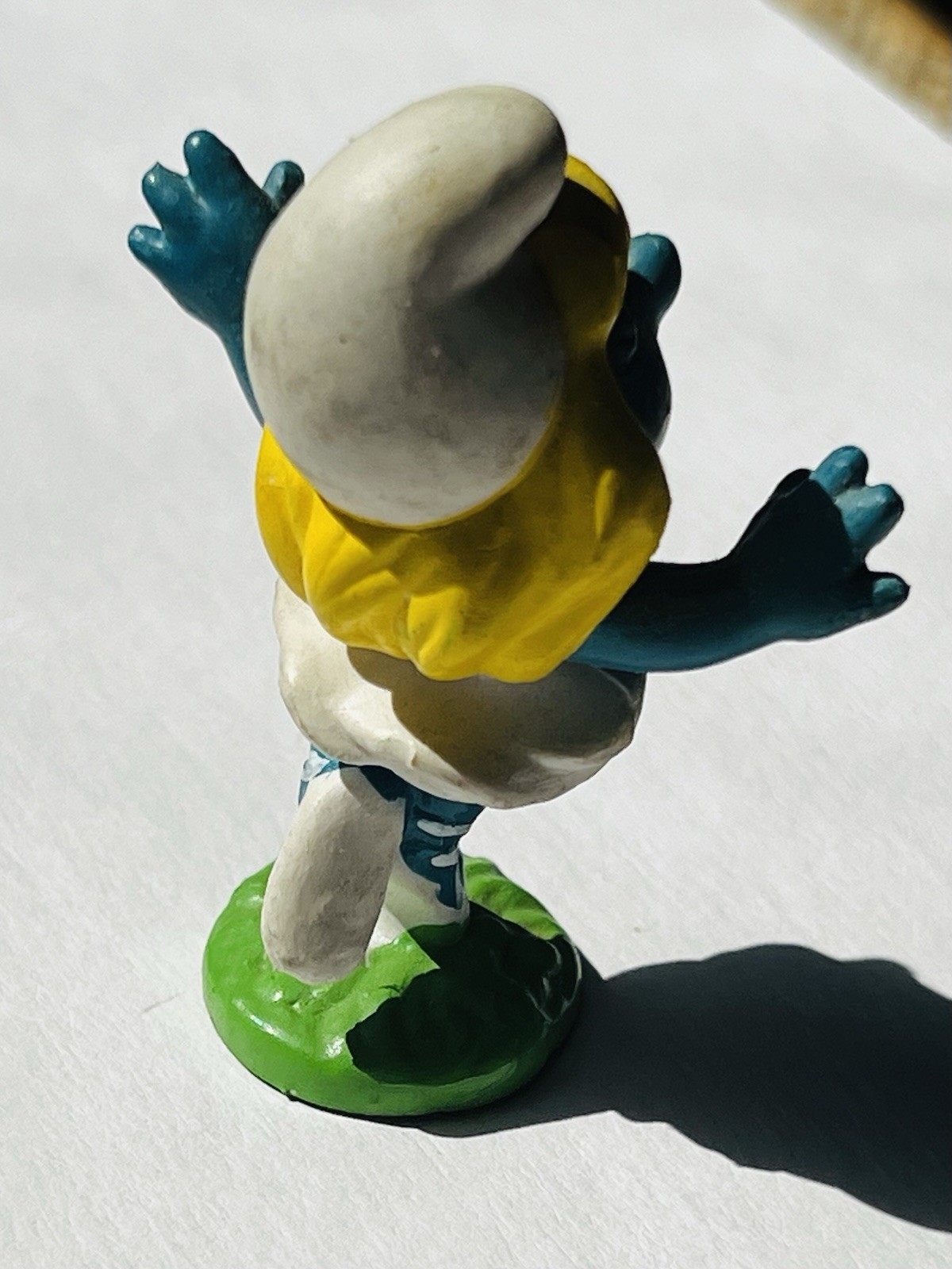 Smurfs Ballerina, Roller Skater Smurfette Vintage PVC Figure Lot Peyo 1978 1980