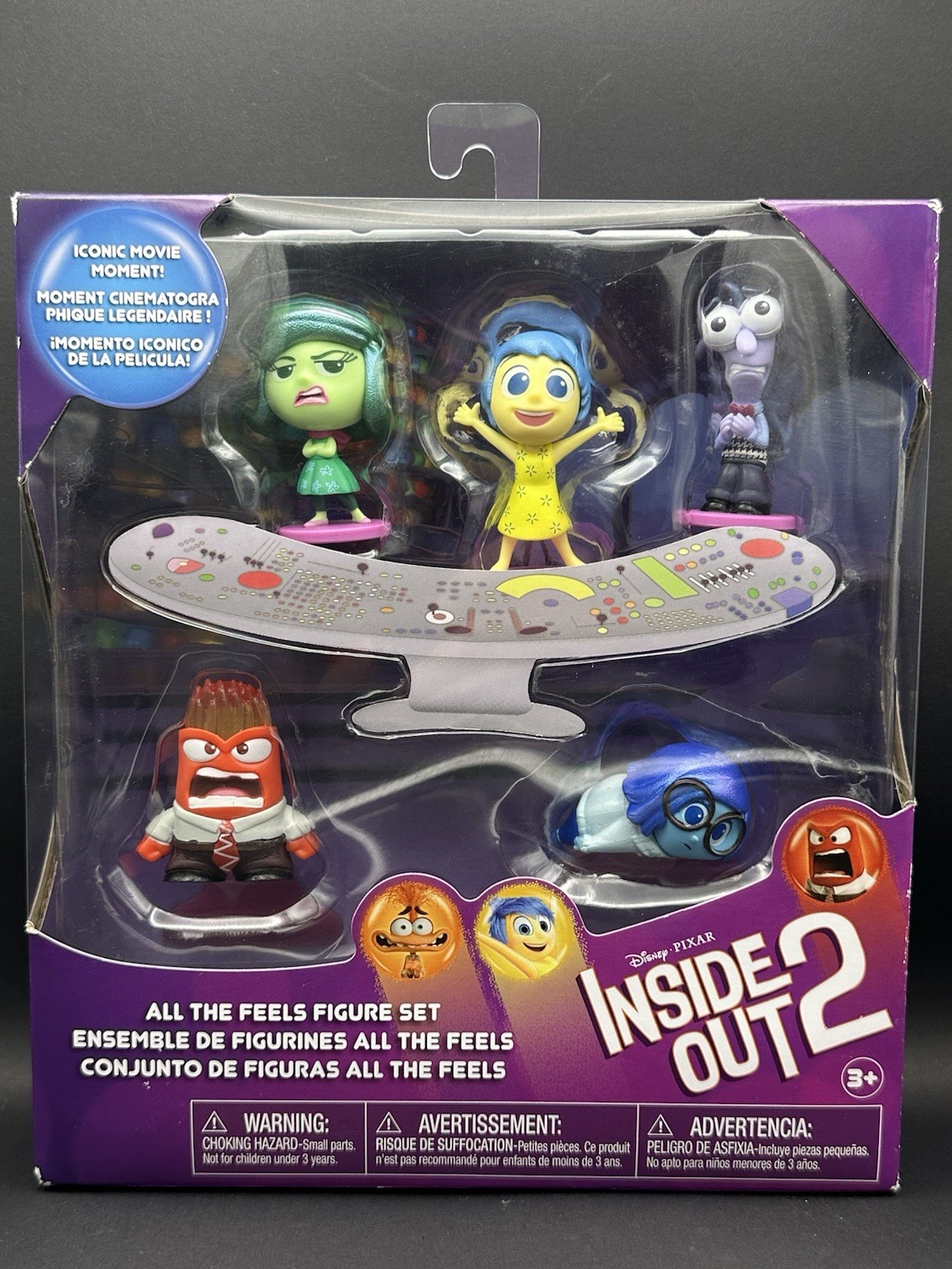 INSIDE OUT 2: All The Feels 5 pack Mini Figure Play Set (NEW) Benefits Charity!