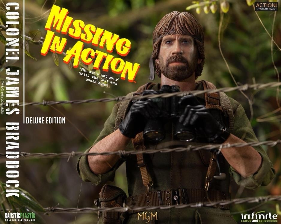 1/6 Scale Missing In Action Colonel James Braddock Deluxe Ed New Chuck Norris