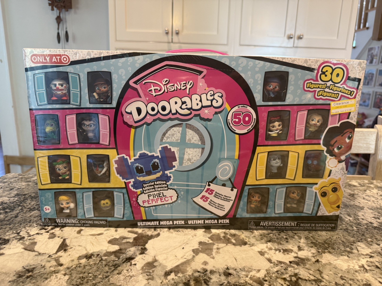 Disney Doorables Special Edition Pixel Perfect Ultimate Mega Peek w/ 30 Figures