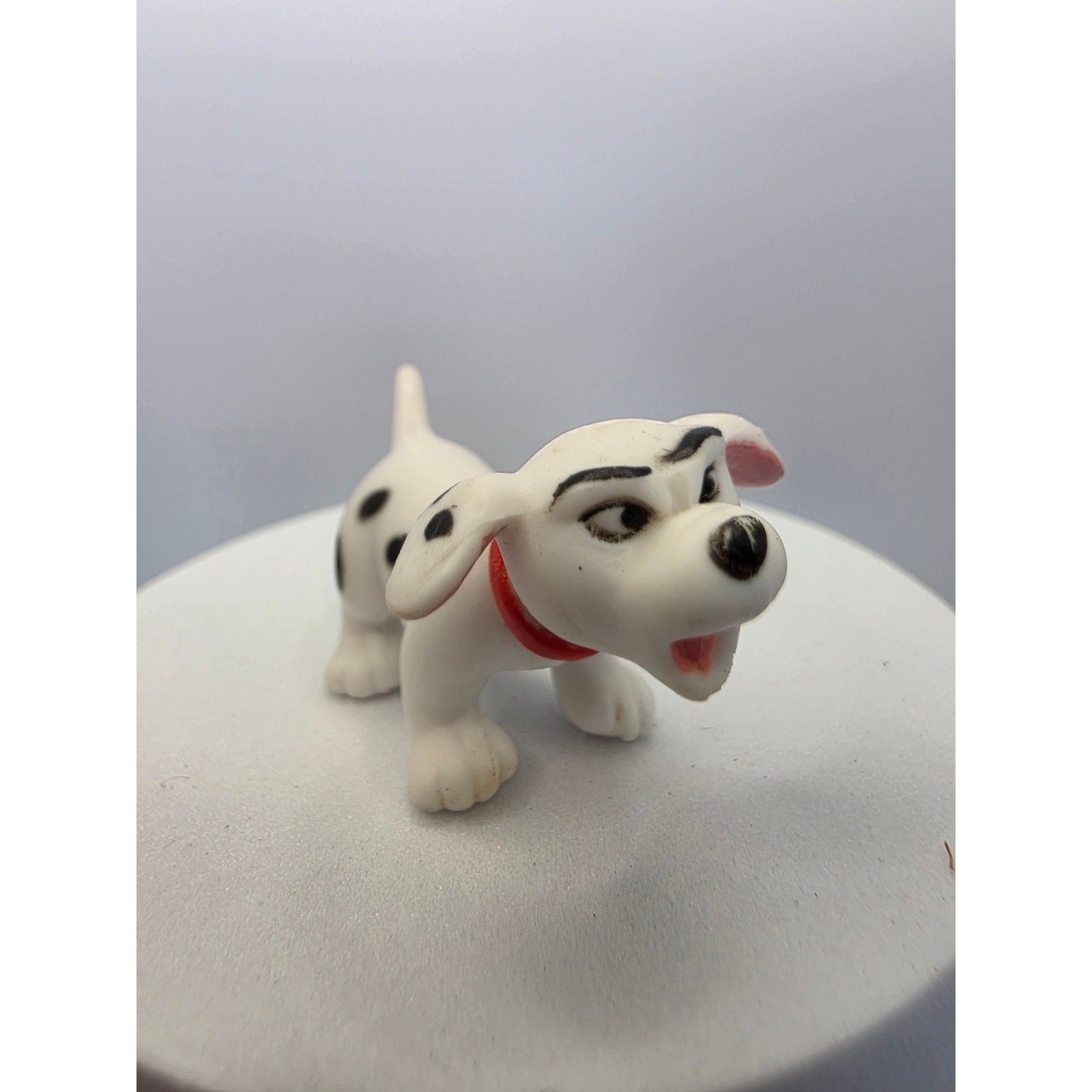 Disney 101 Dalmatians Mini Figure Puppy Dog Toy Red Collar /D3