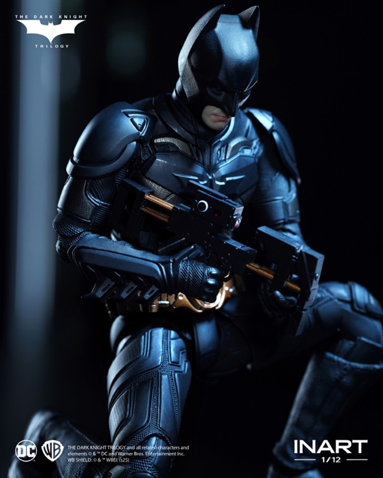 INART The Dark Knight Trilogy Christian Bale Standard Edition 1/12 Action Figure