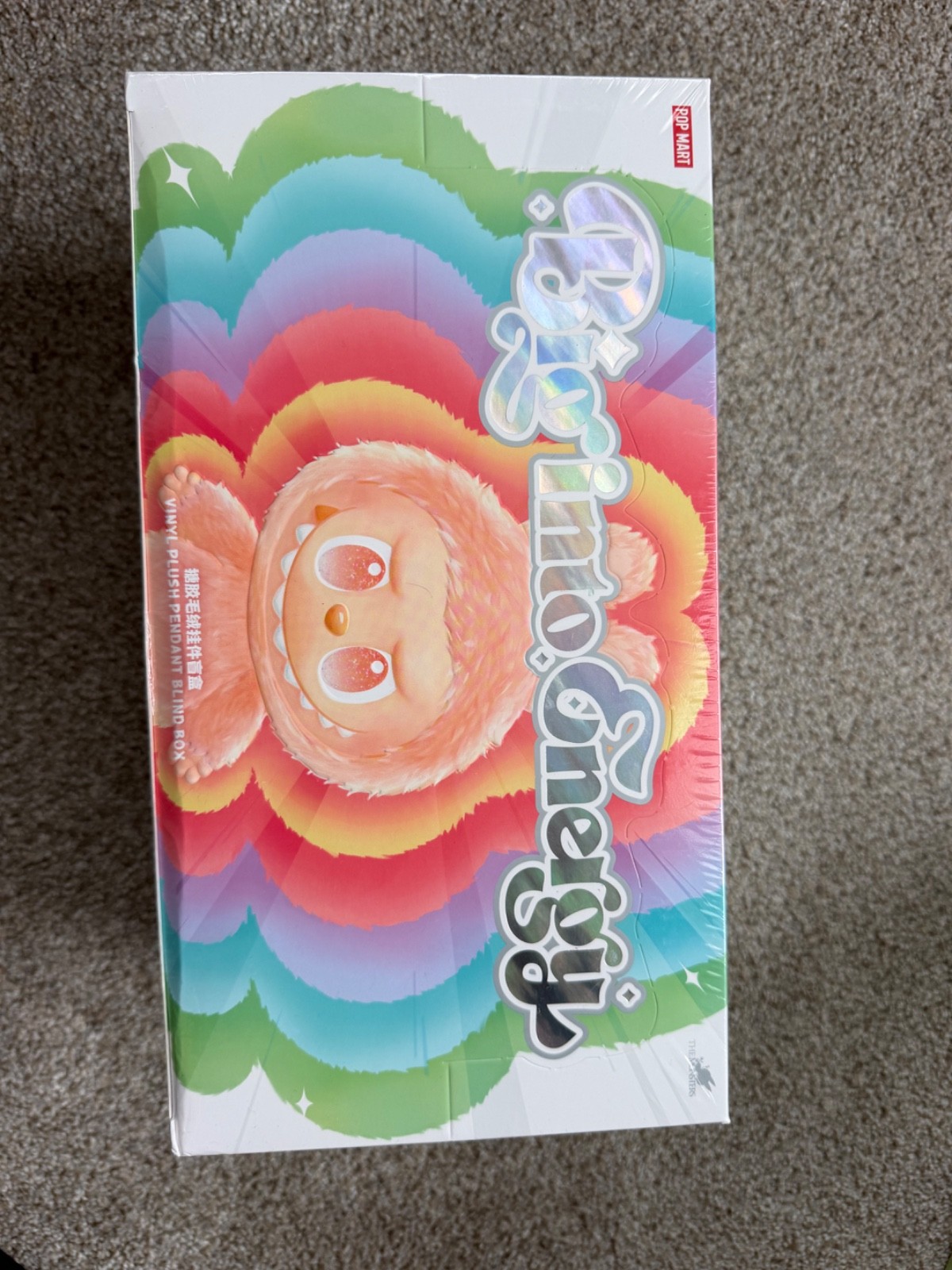 big into energy labubu box of 6 sealed box… damage outer box