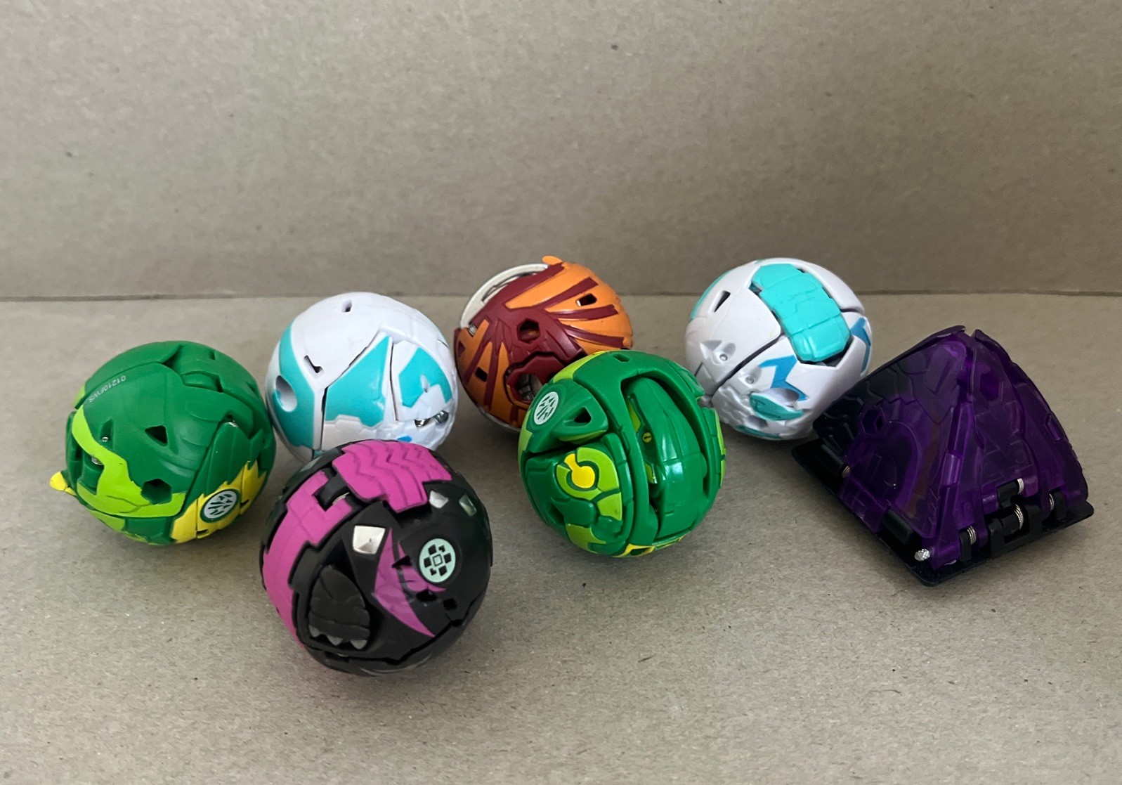 Bakugan Figures Lot Of 7 Varies.