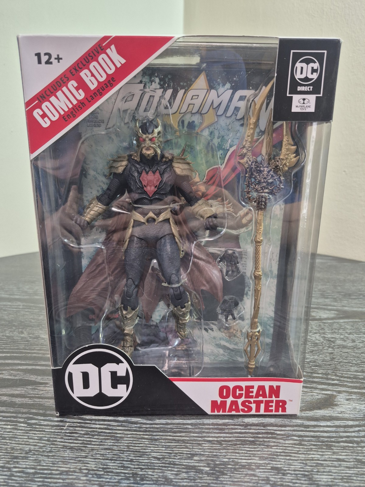 McFarlane DC Direct Ocean Master 7in Figure w/ Comic Book Aquaman Wave 3